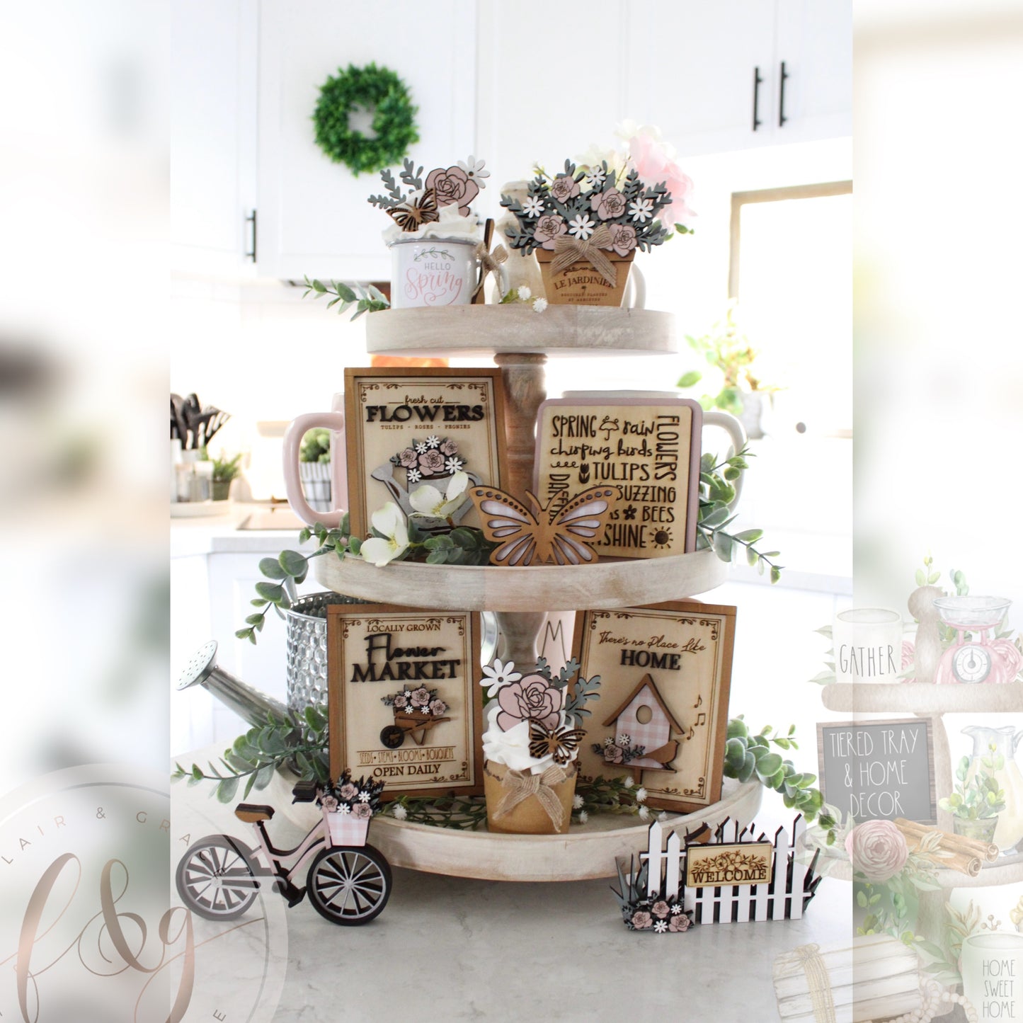 Spring Bliss Collection - Faux Cupcake