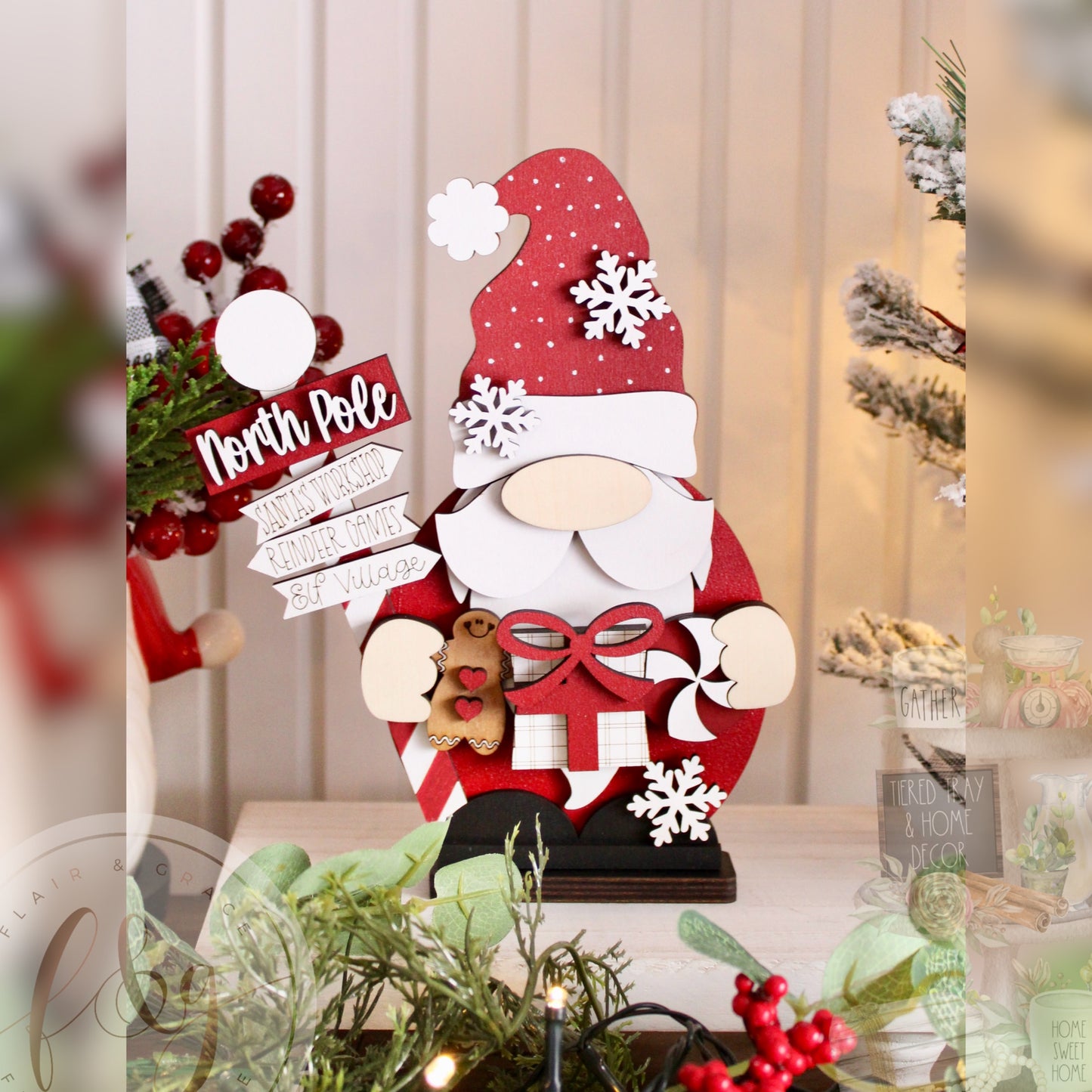 Christmas Gnomes Shelf Sitters