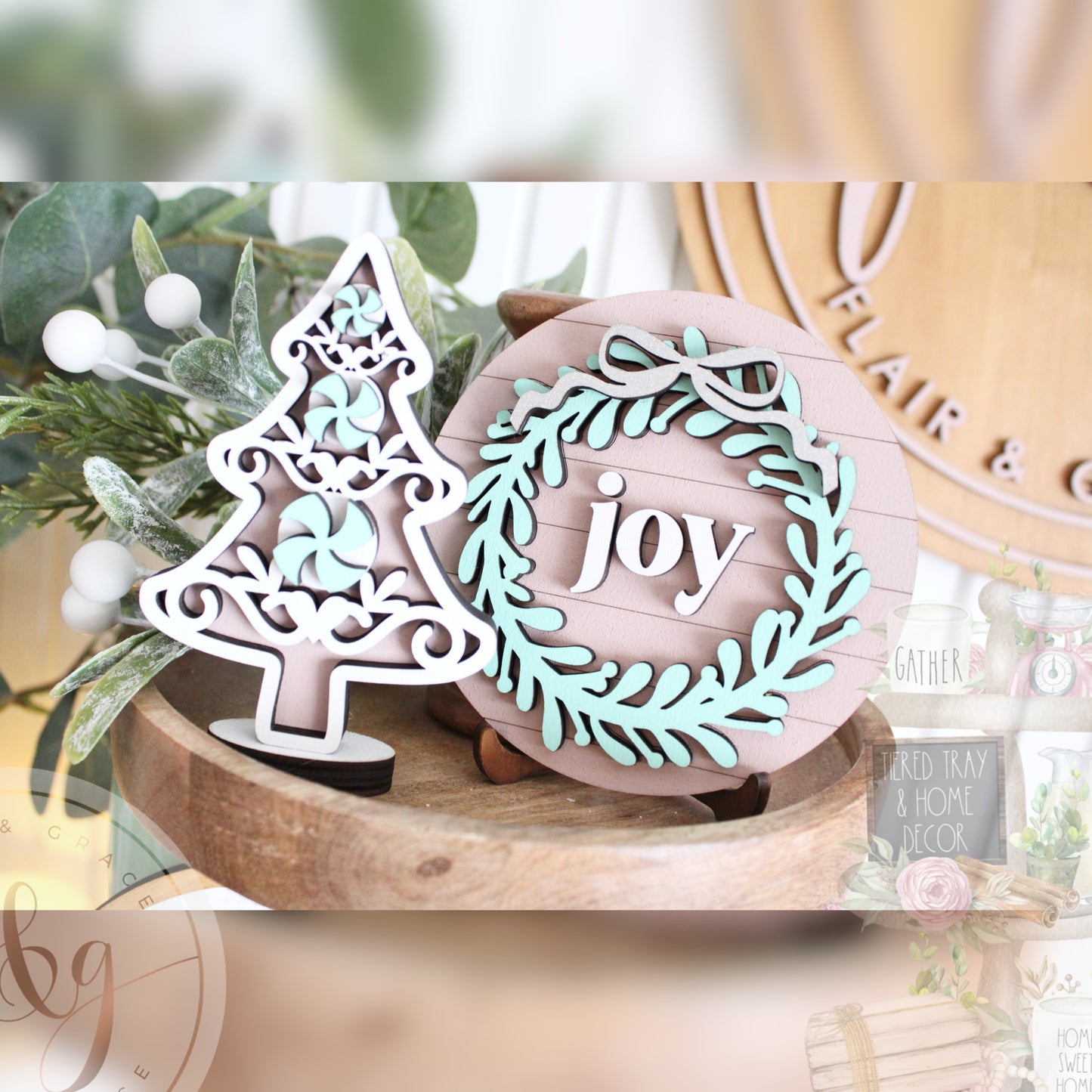 Pinkmas Collection - Gingerbread Tree (freestanding)