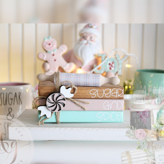 Pinkmas Collection - Faux Book Stack