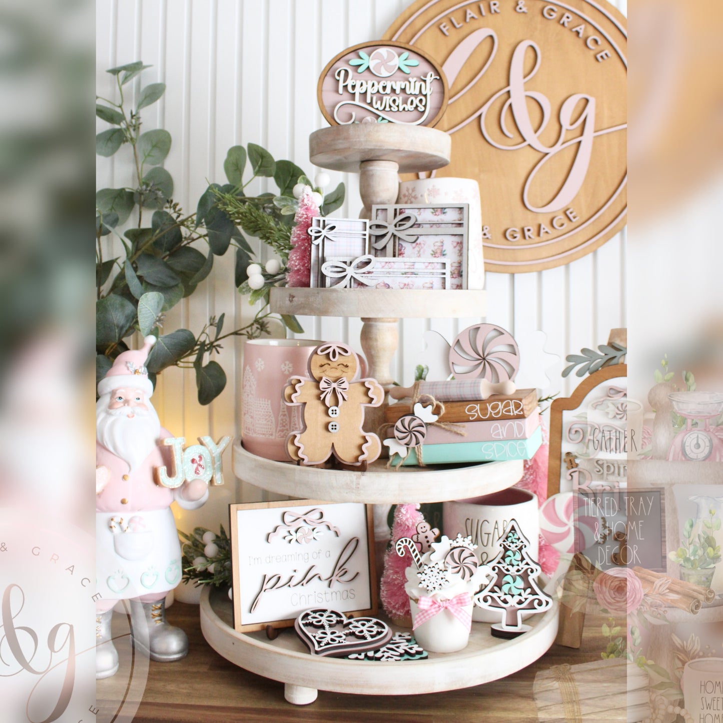 Pinkmas Collection - Faux Book Stack