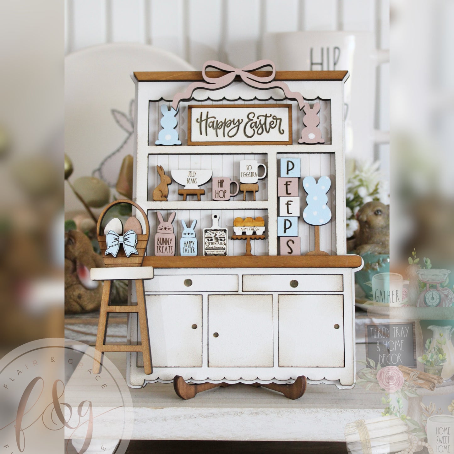 Easter Hutch Shelf Sitter