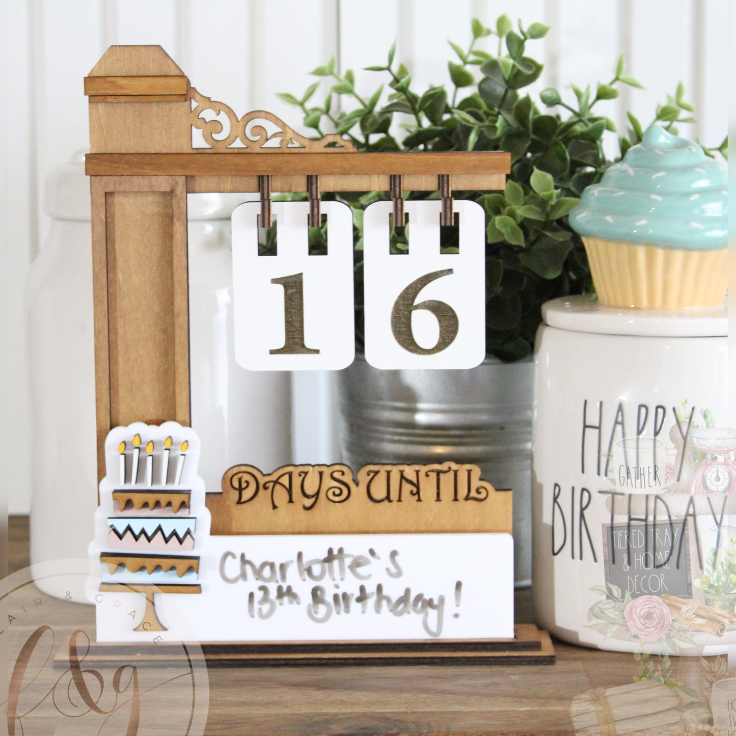 Birthday Countdown Calendar INSERT ONLY