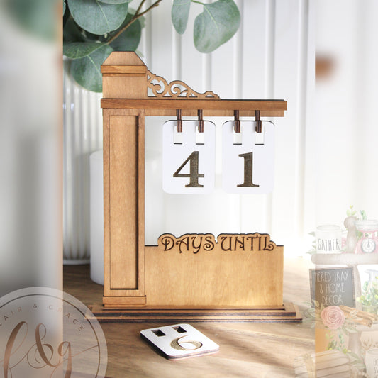 Interchangeable Countdown Calendar