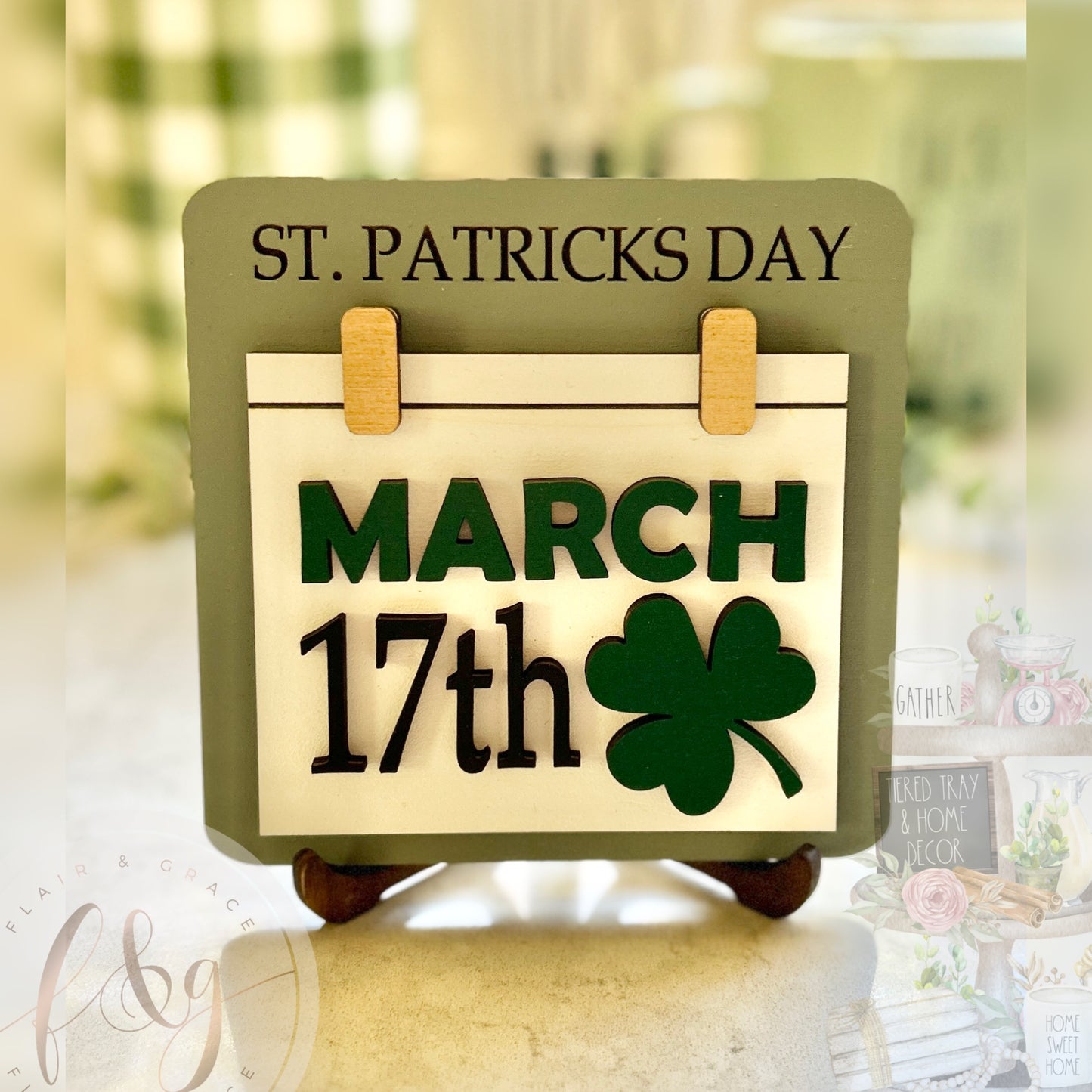 St. Patrick’s Day Collection - St Patrick’s Day Calendar sign