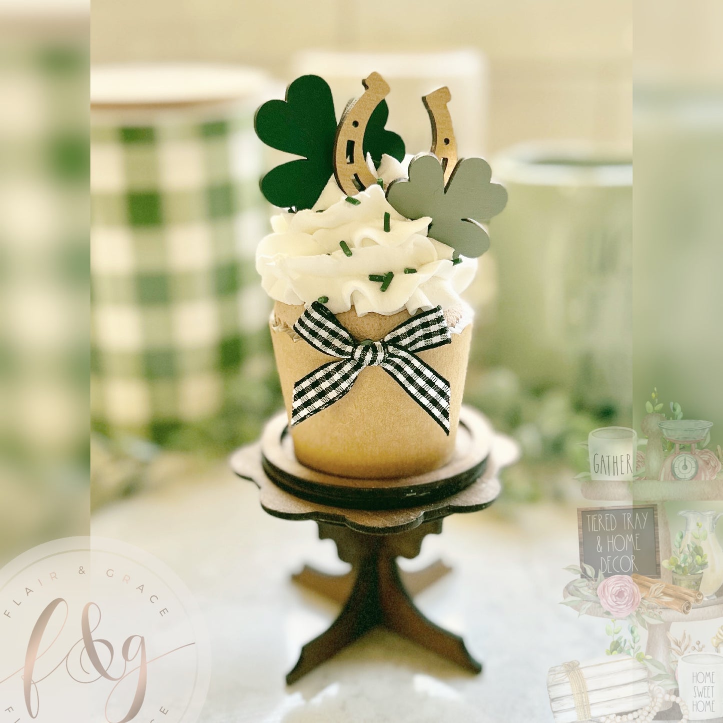 St. Patrick’s Day Collection - Lucky Faux Cupcake