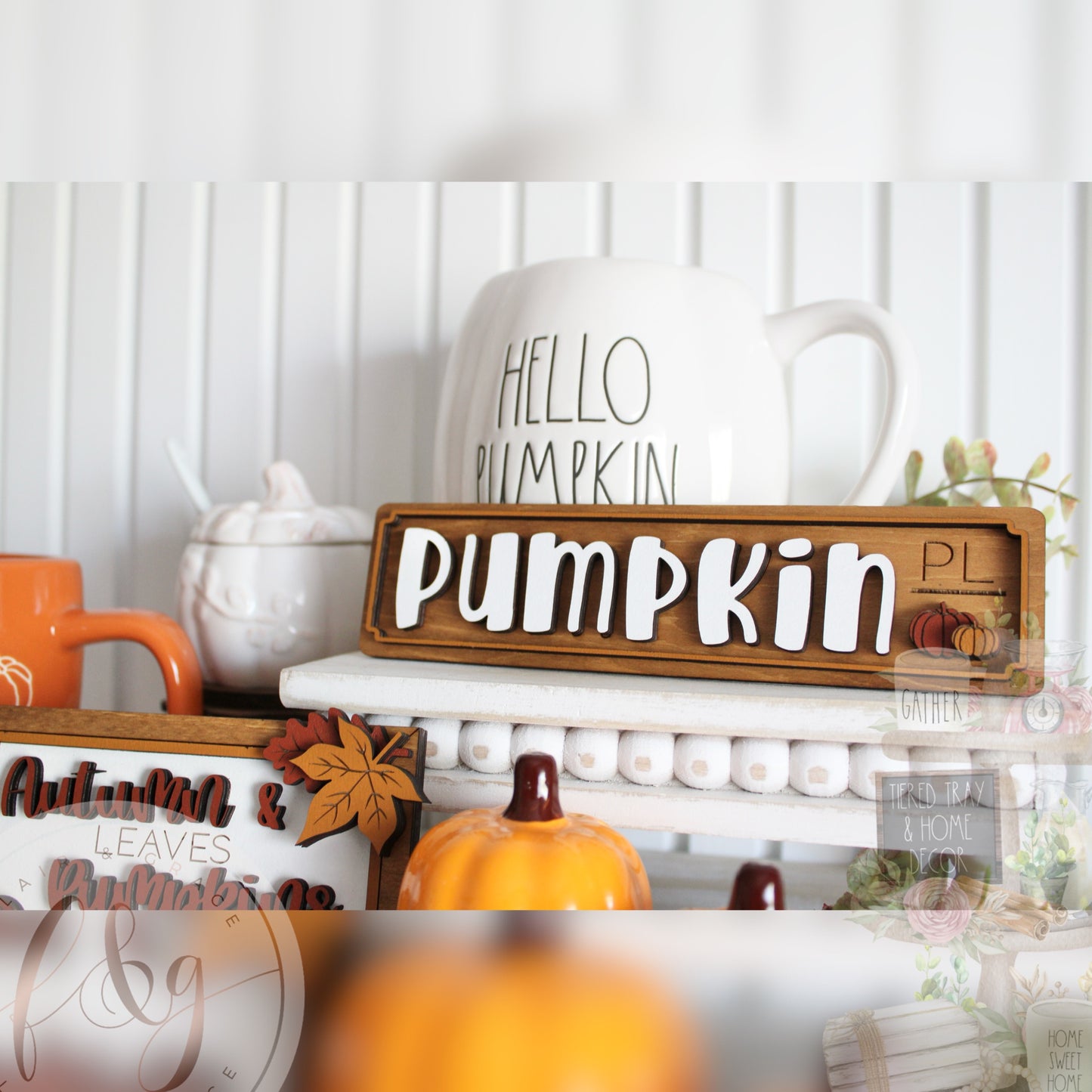 Autumn Days Collection - Pumpkin Pl (street sign)