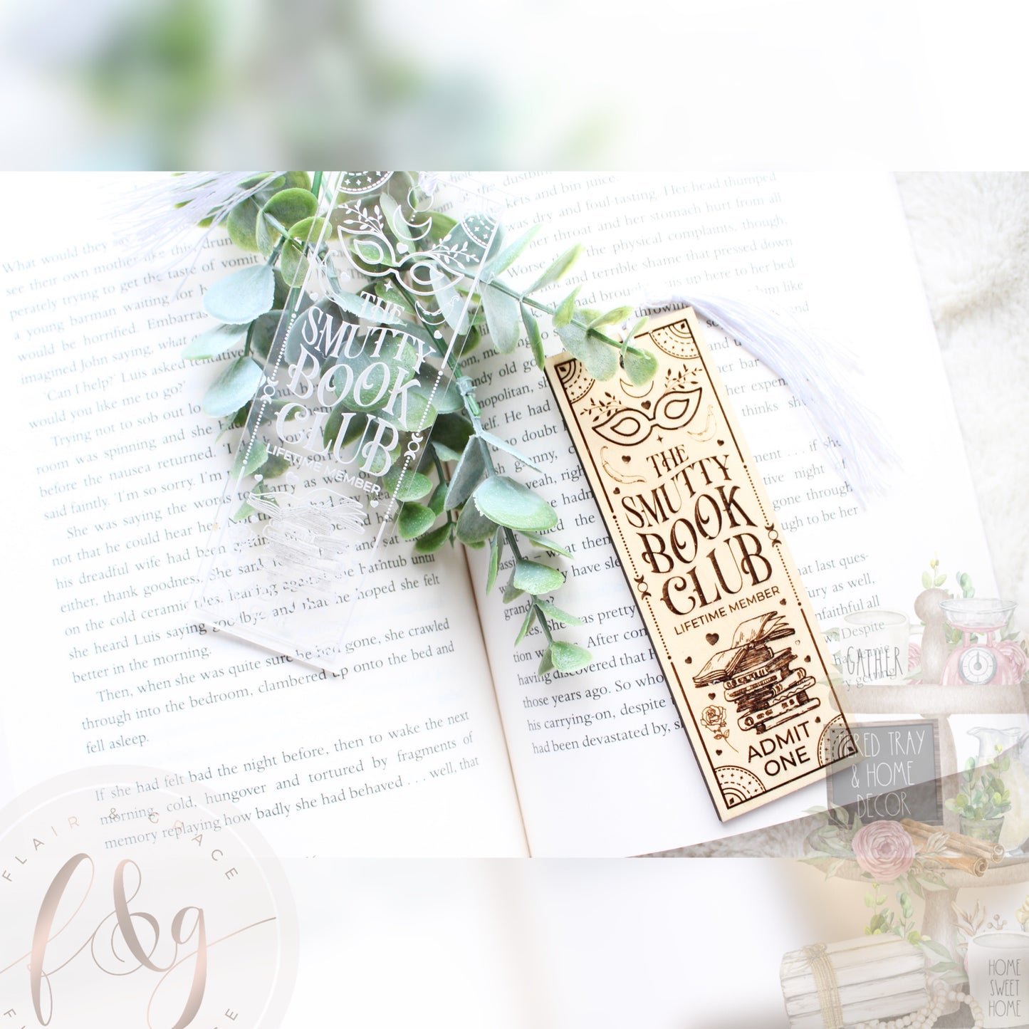 The Smutty Bookclub Bookmark