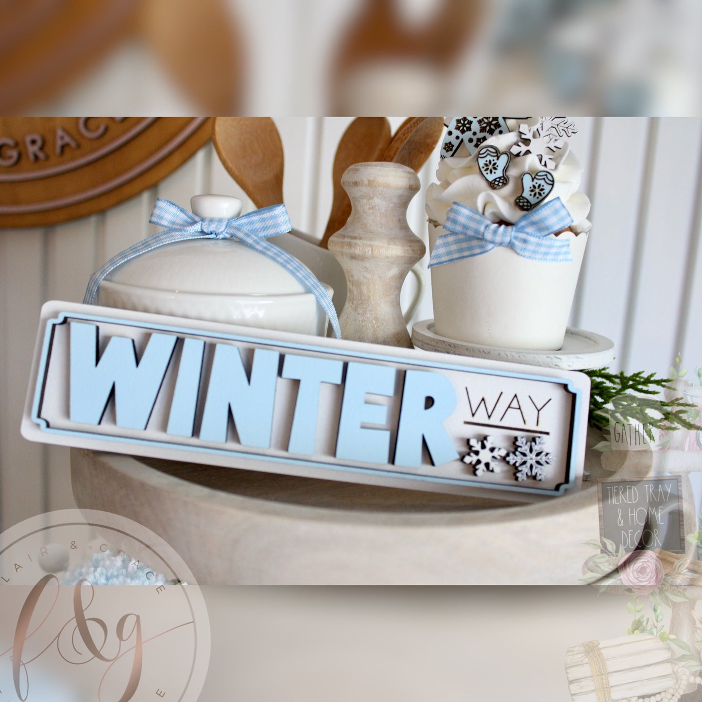 Winter Magic Collection - Faux Cupcake
