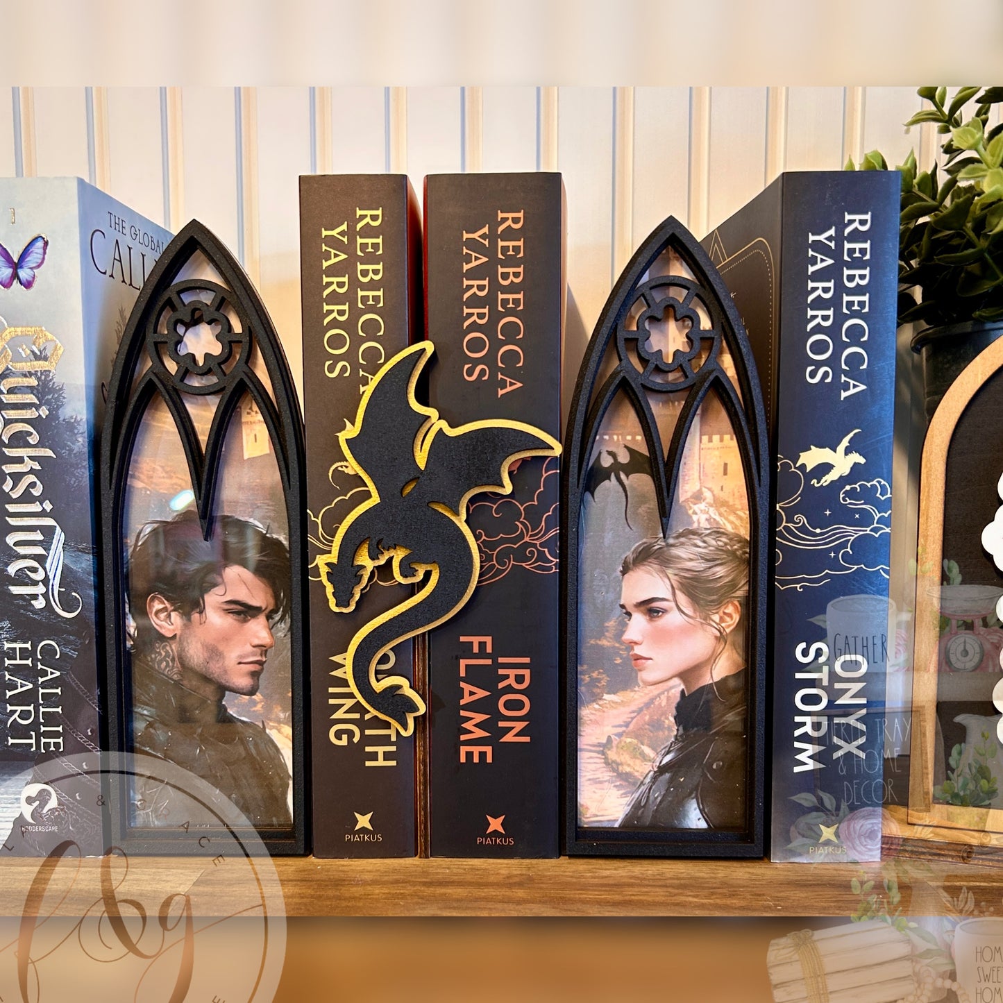 Dragon Bookshelf Insert