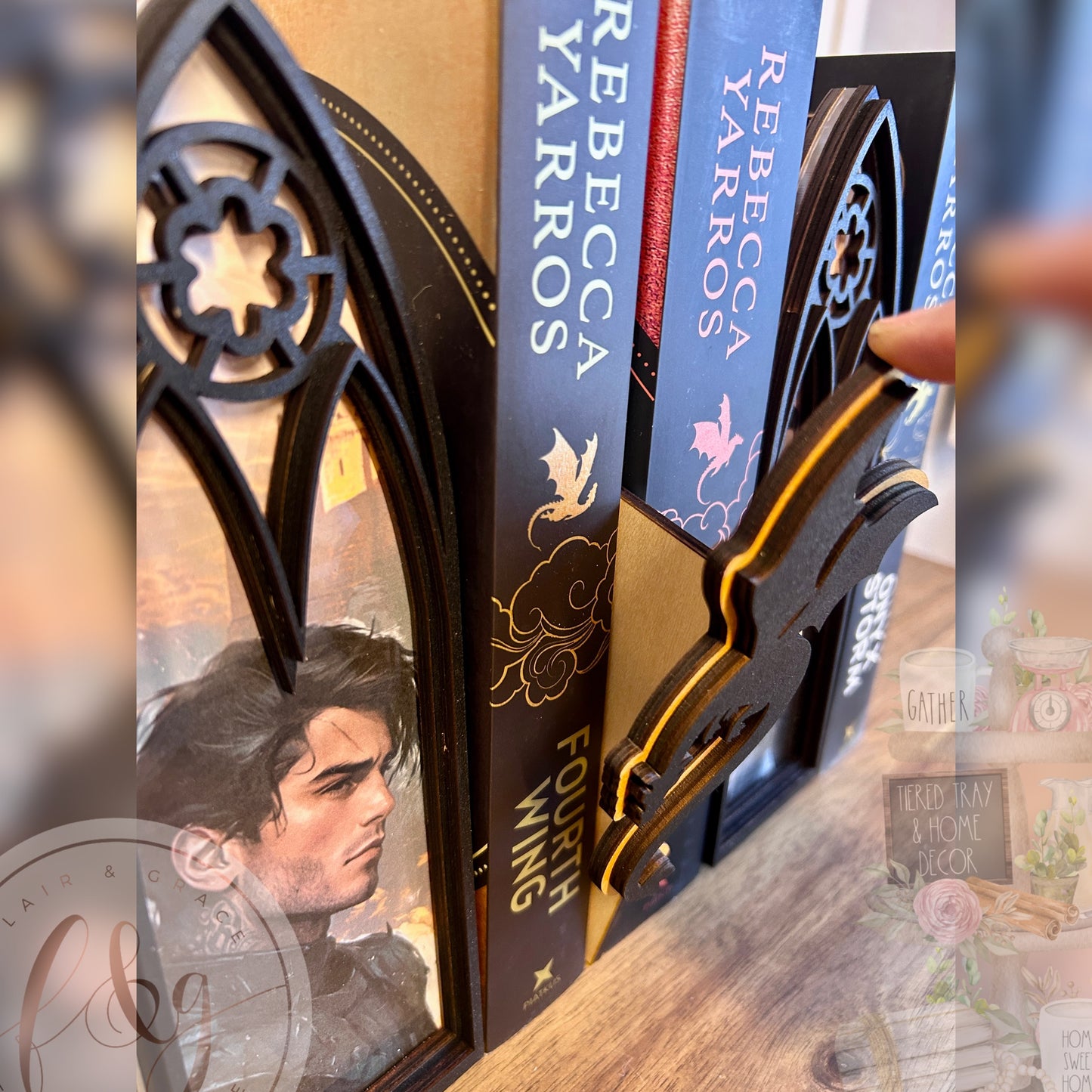 Dragon Bookshelf Insert