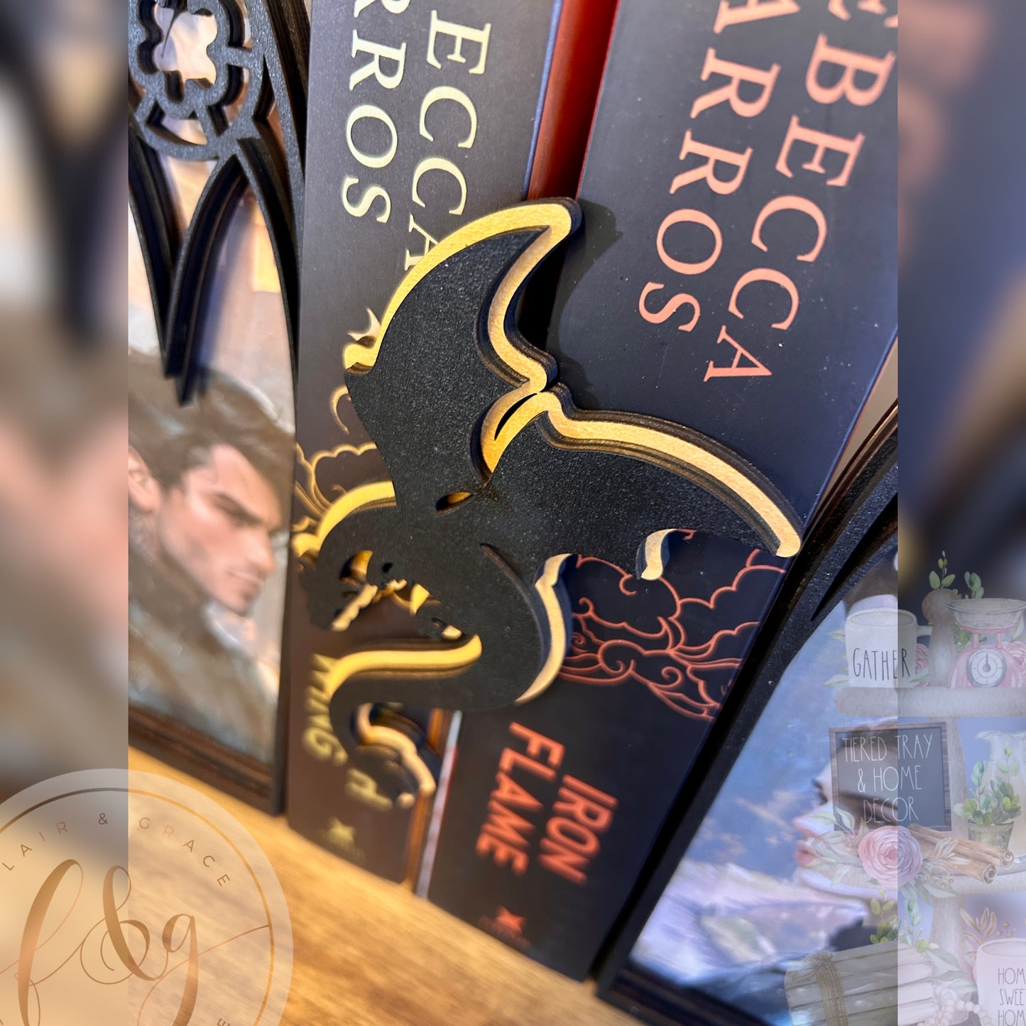 Dragon Bookshelf Insert