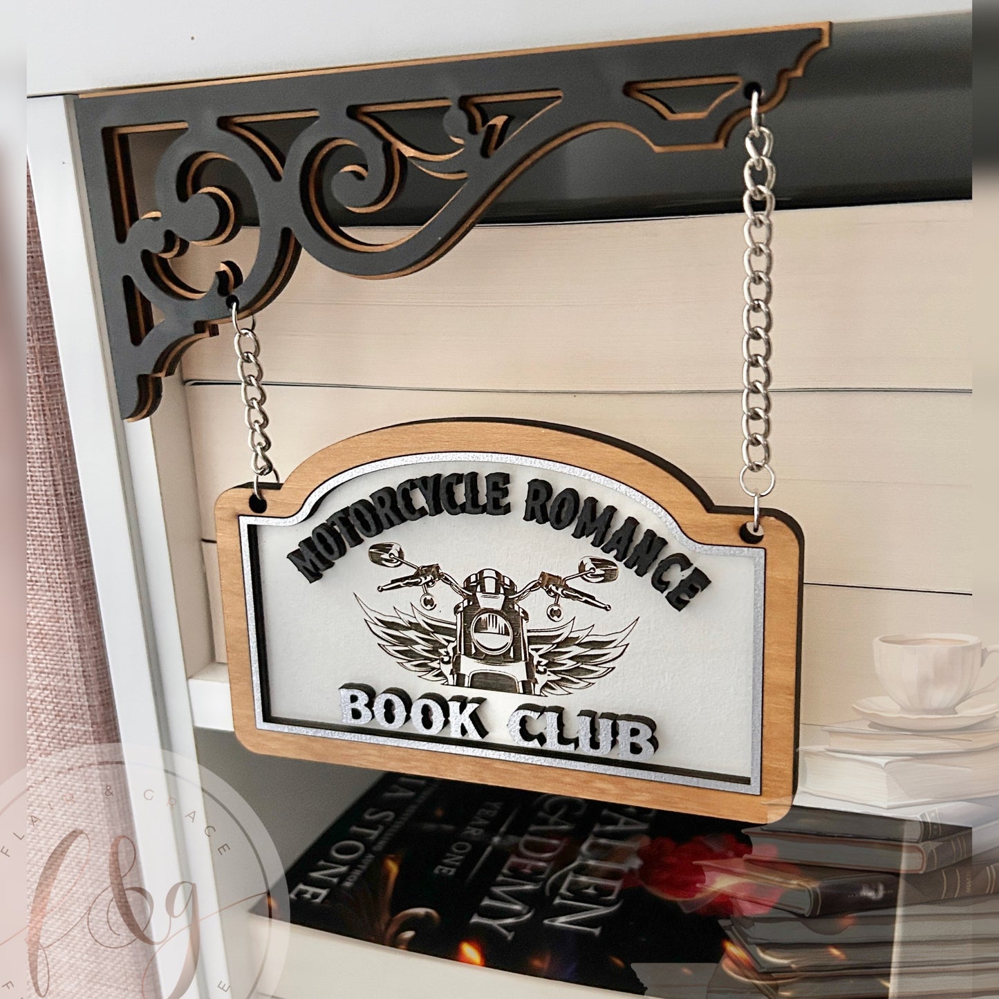 Hanging Bookshelf Signs