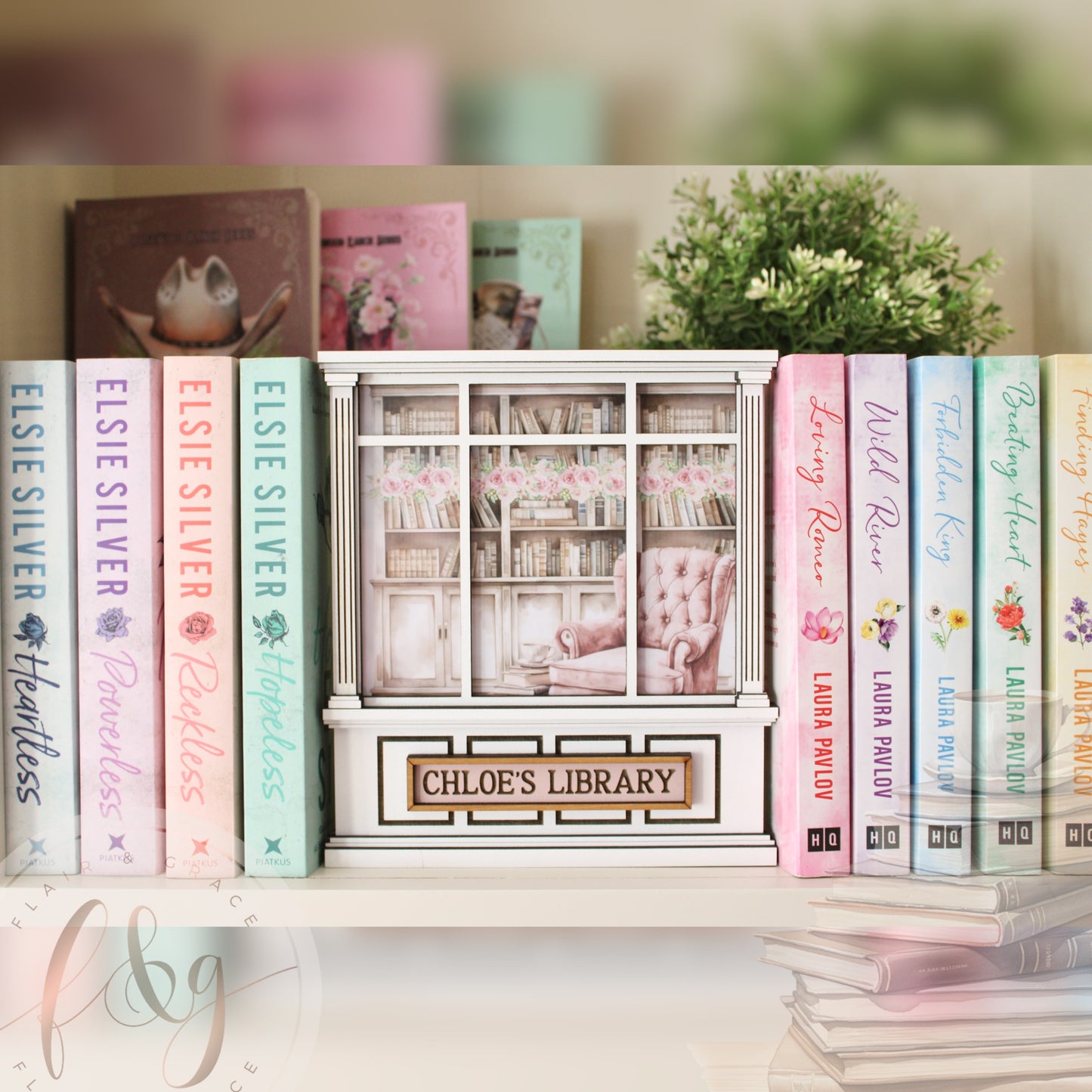 Personalised Library Book Nook Window