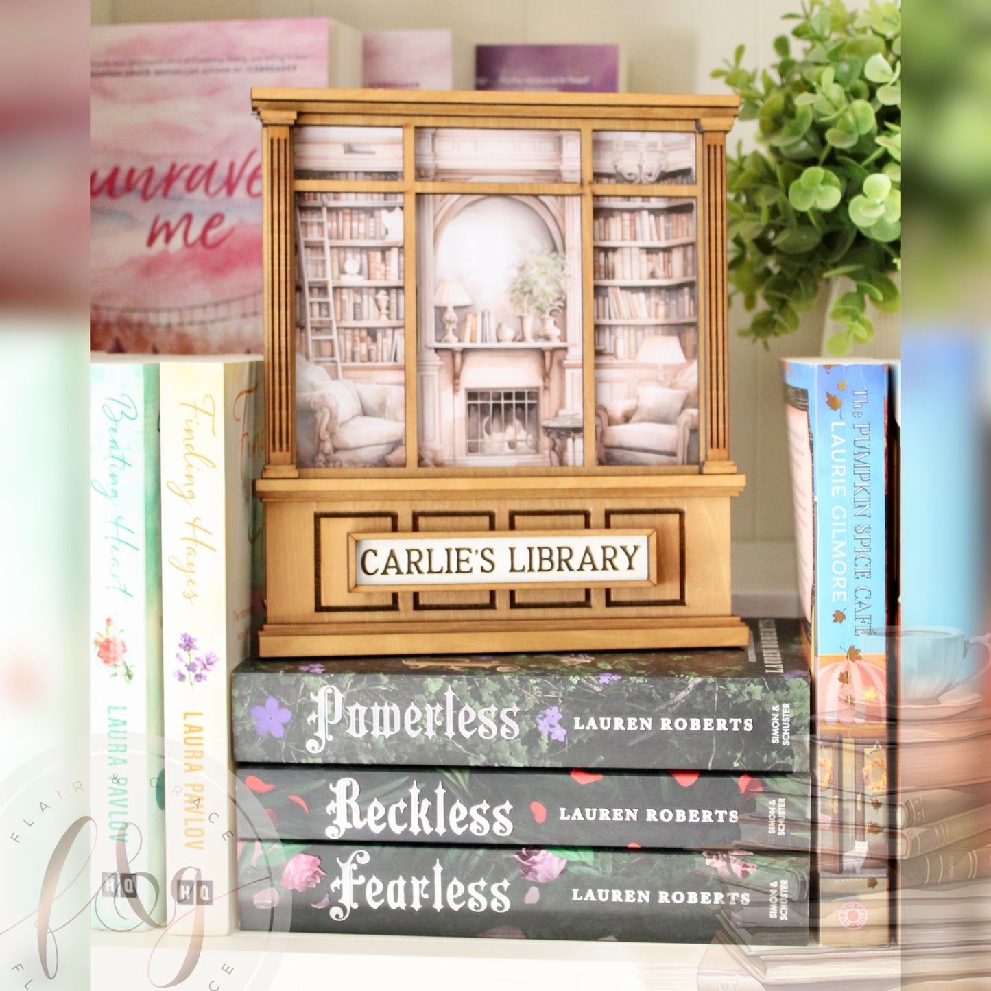 Personalised Library Book Nook Window