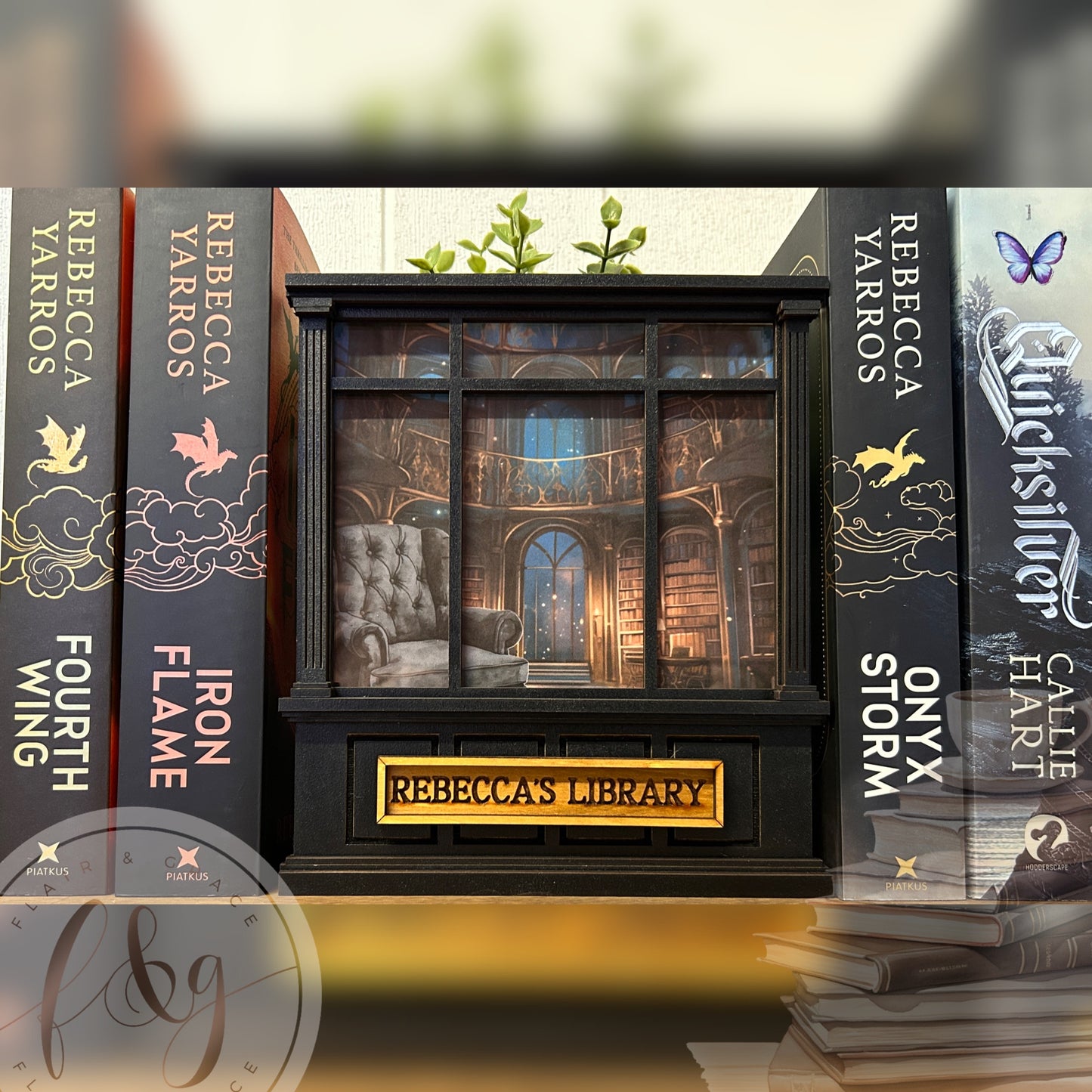 Personalised Library Book Nook Window