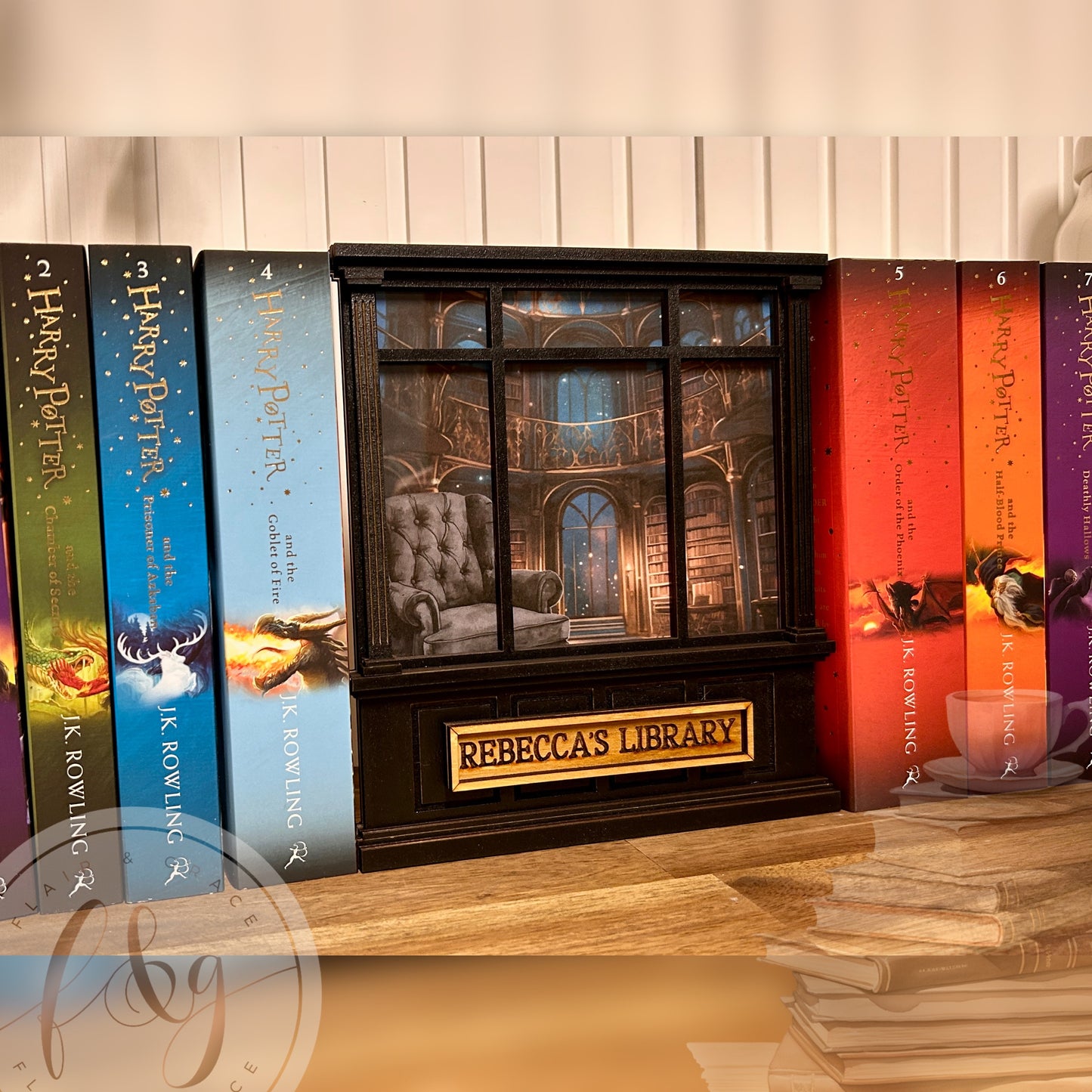 Personalised Library Book Nook Window