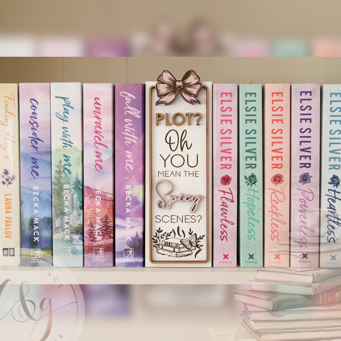 Bookshelf Bookmark Sign (freestanding)