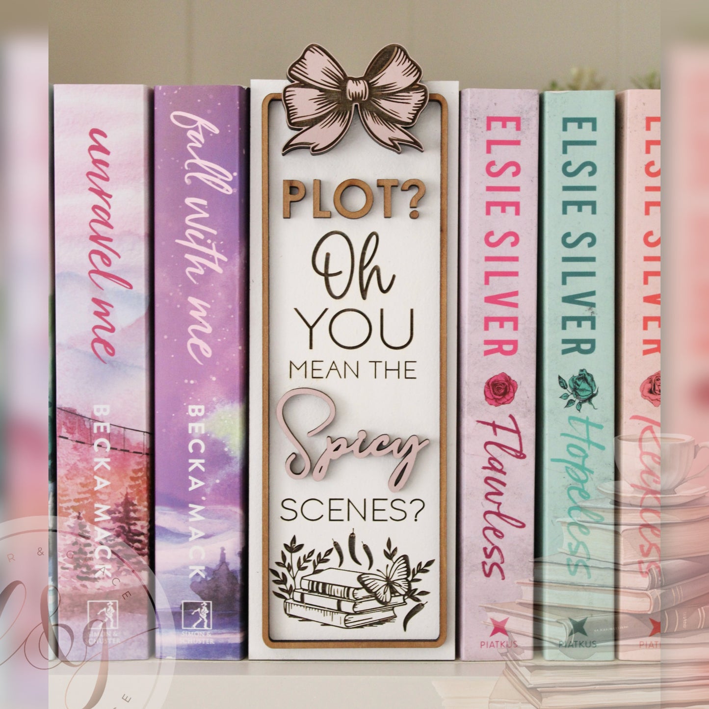 Bookshelf Bookmark Sign (freestanding)