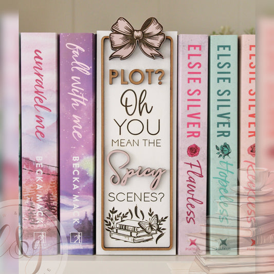 Bookshelf Bookmark Sign (freestanding)