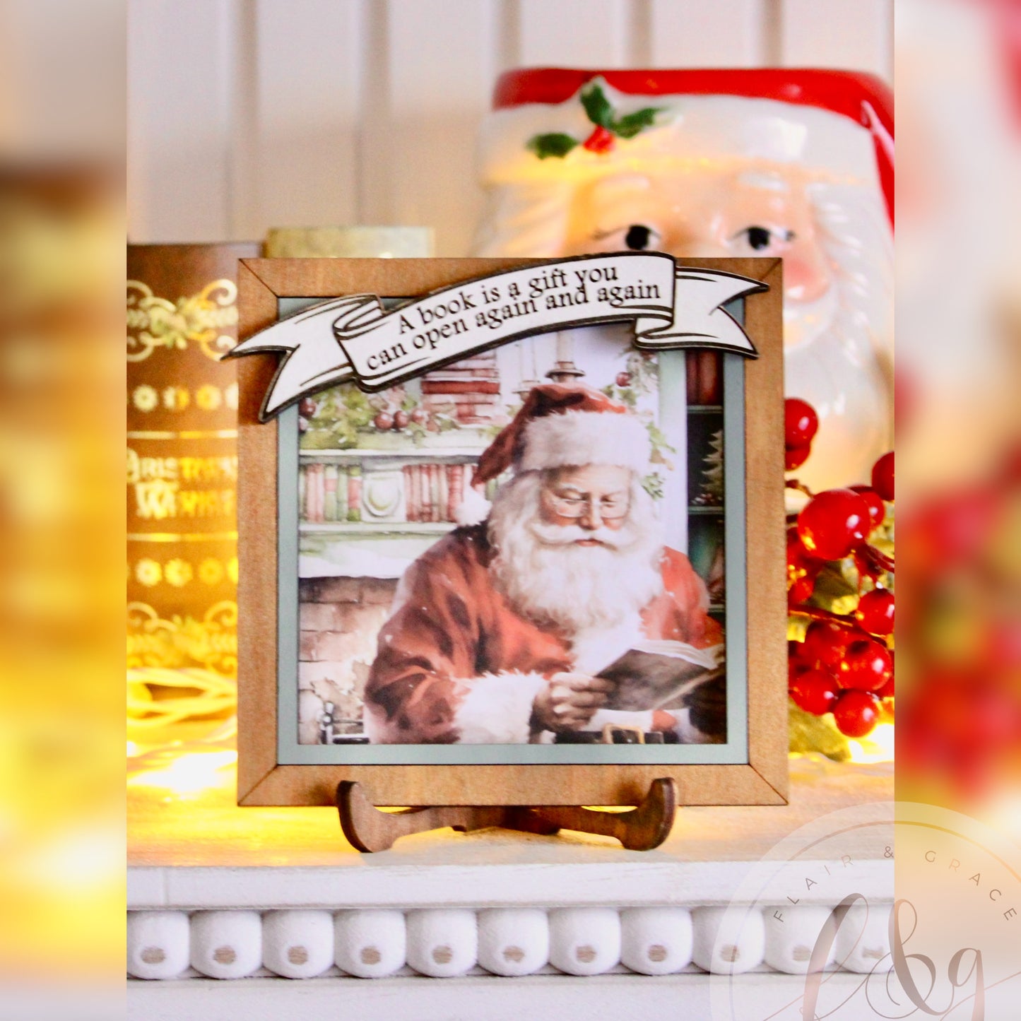 Cozy Christmas Bookshop Collection - Santa Reading