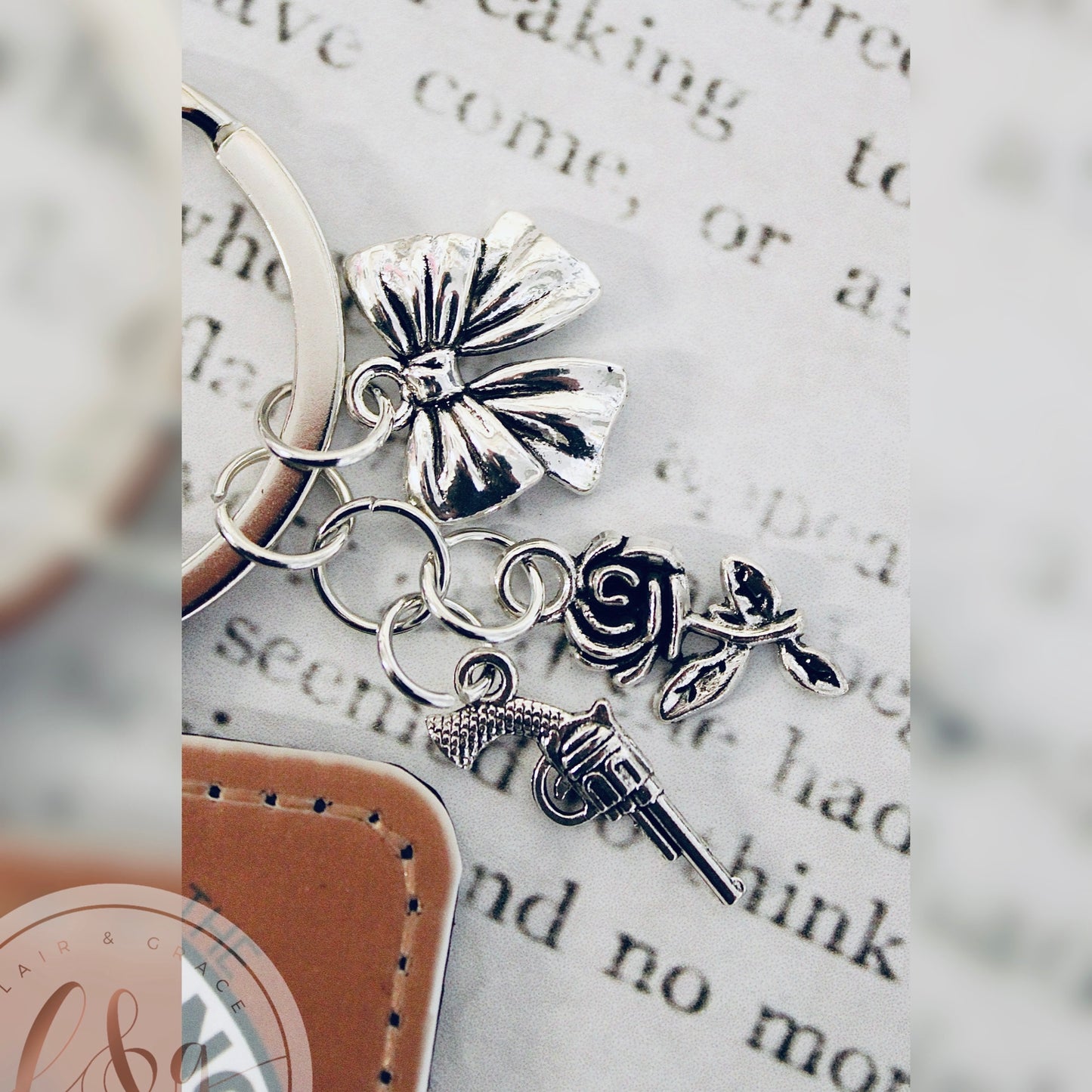 Mafia Romance Book Club Keychain