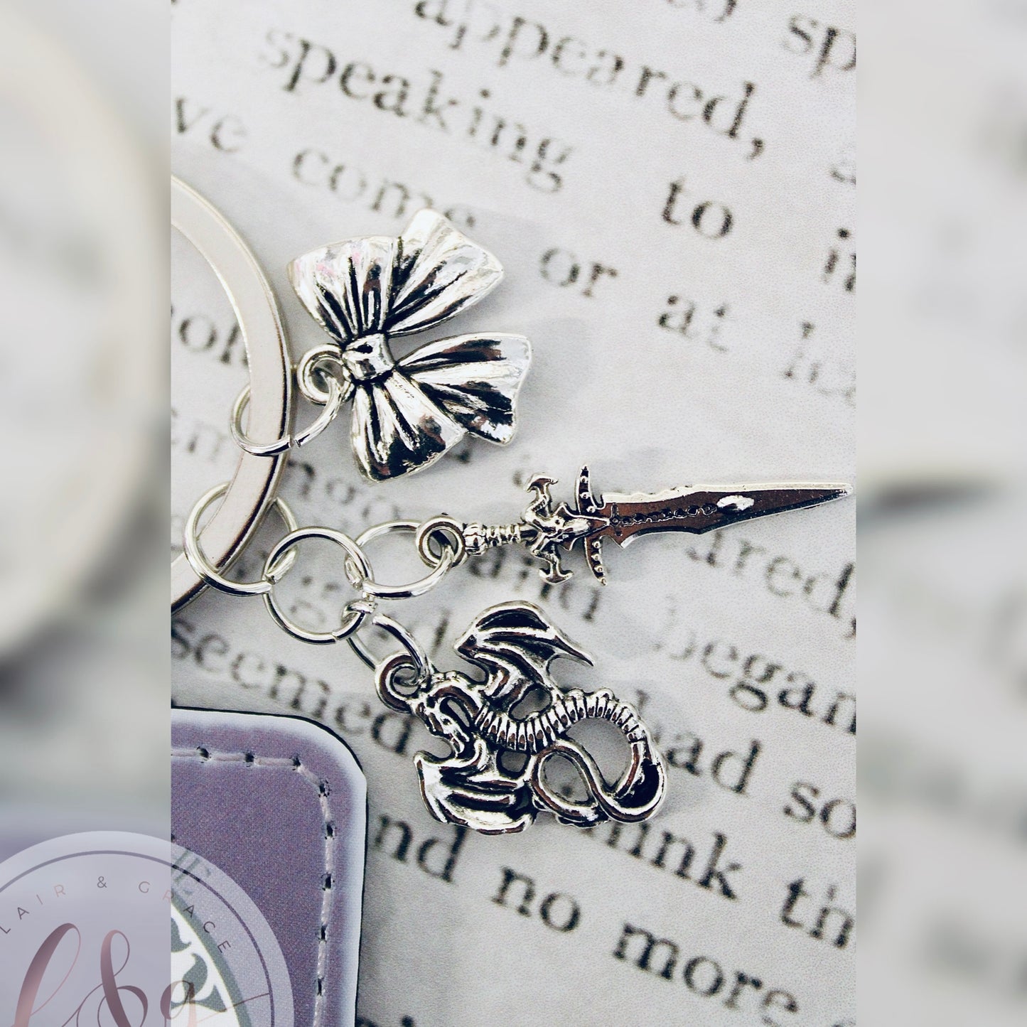 Romantasy Book Club Keychain