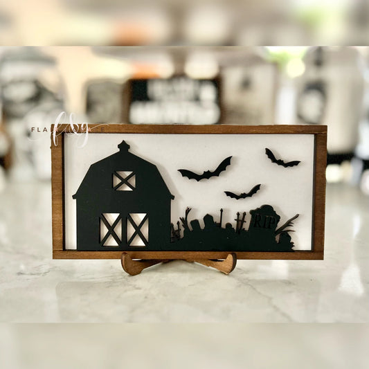Spooktacular Halloween Collection - Barn Graveyard