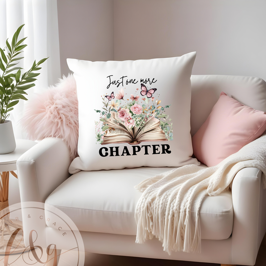 Just One More Chapter Cushion Cover