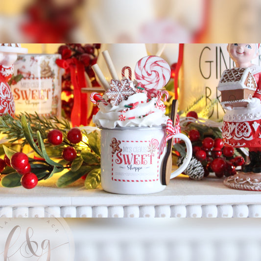 Mrs Claus’ Sweet Shoppe Collection - Faux Mini Mug