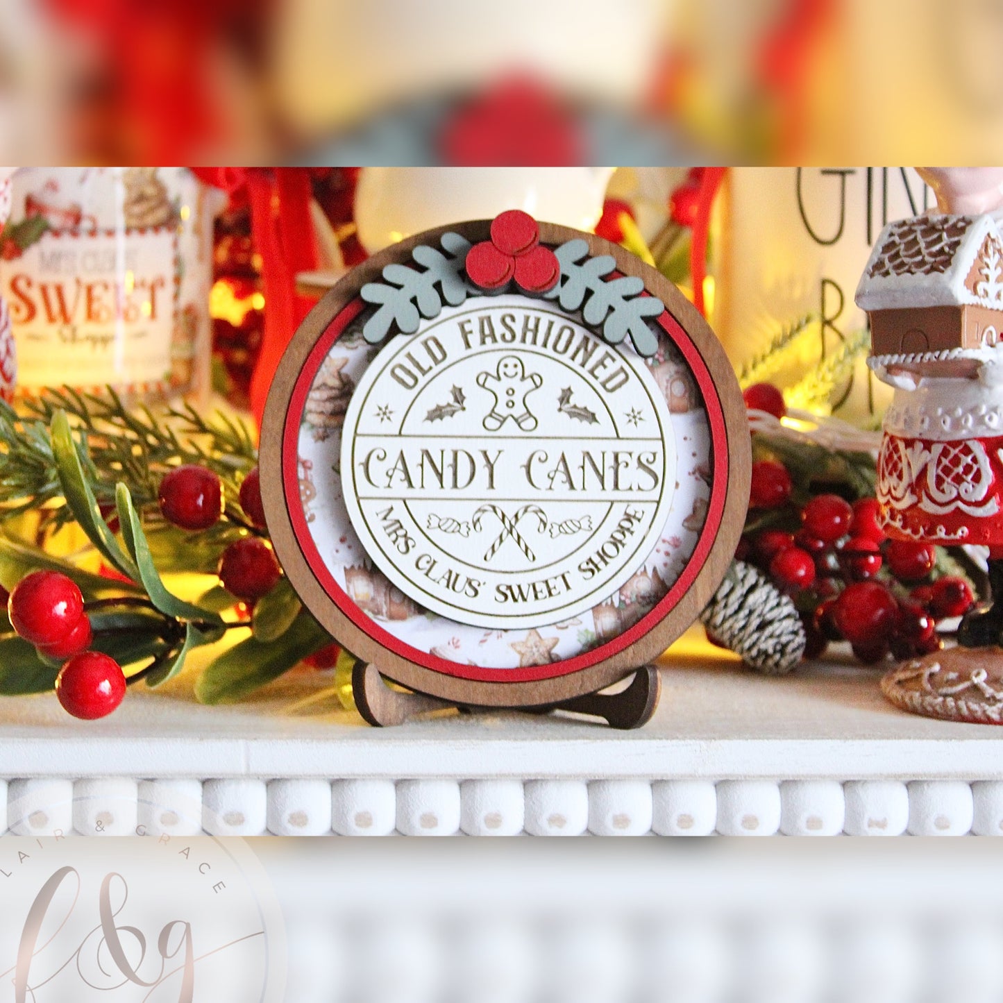 Mrs Claus’ Sweet Shoppe Collection - Old Fashioned Candy Canes
