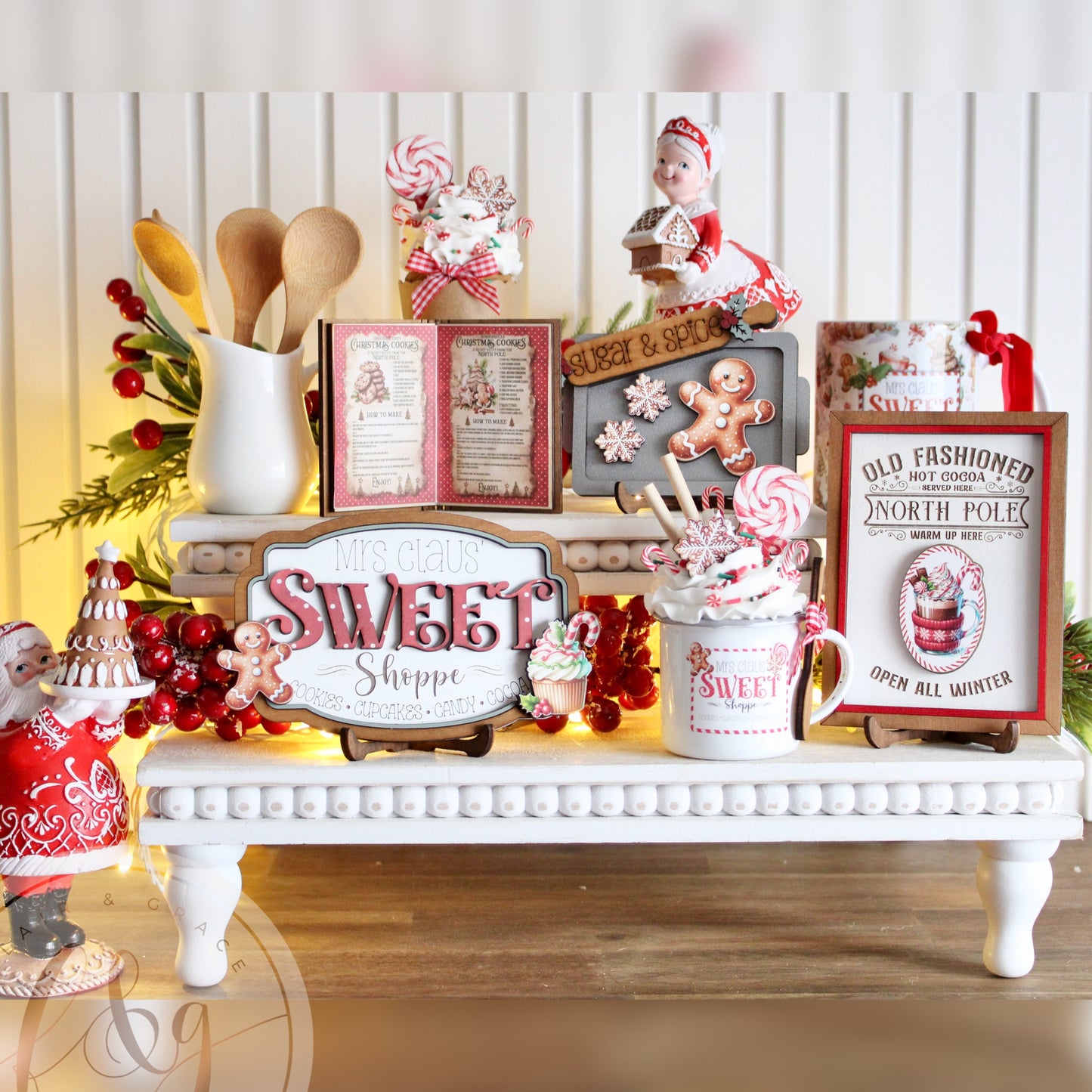 Mrs Claus’ Sweet Shoppe Collection - Faux Mini Mug