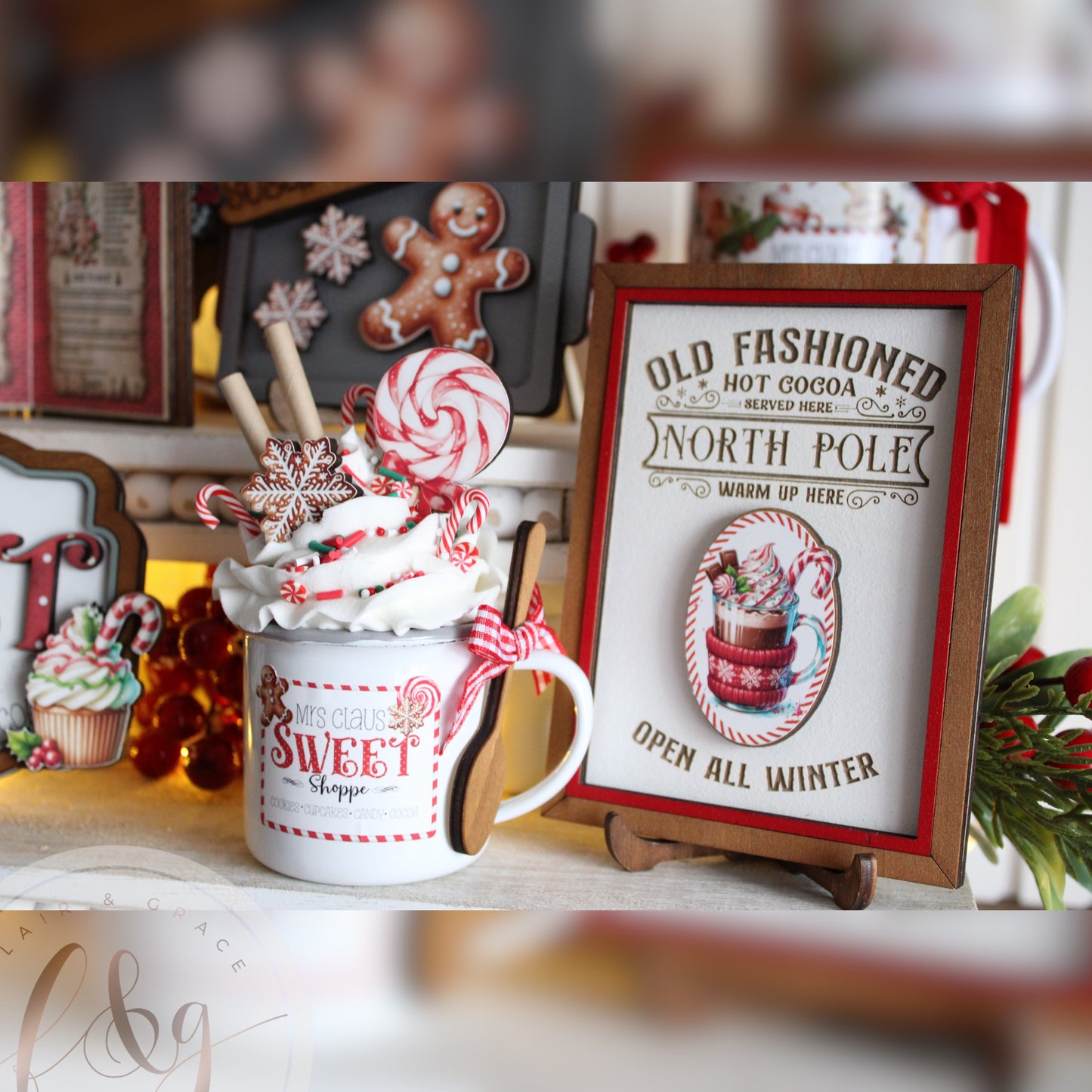 Mrs Claus’ Sweet Shoppe Collection - Faux Mini Mug