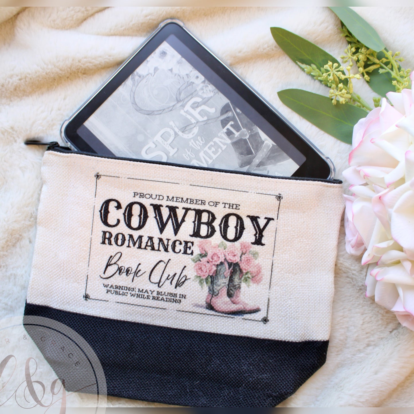 Cowboy Romance Book Club Tote Bag