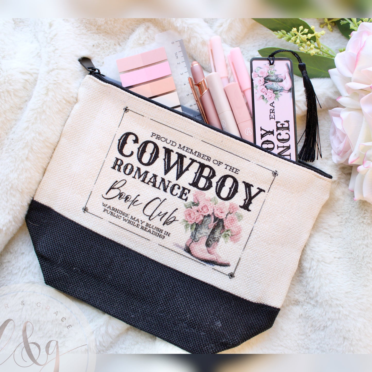 Cowboy Romance Book Club Tote Bag