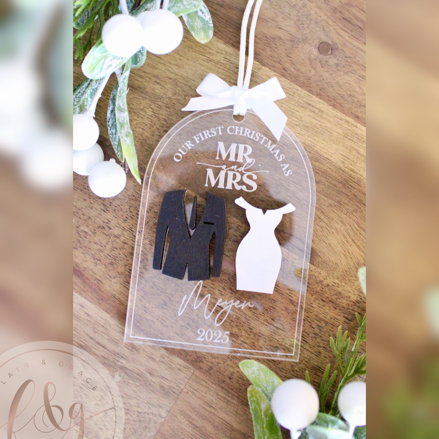 Our First Christmas as Mr & Mrs Ornament