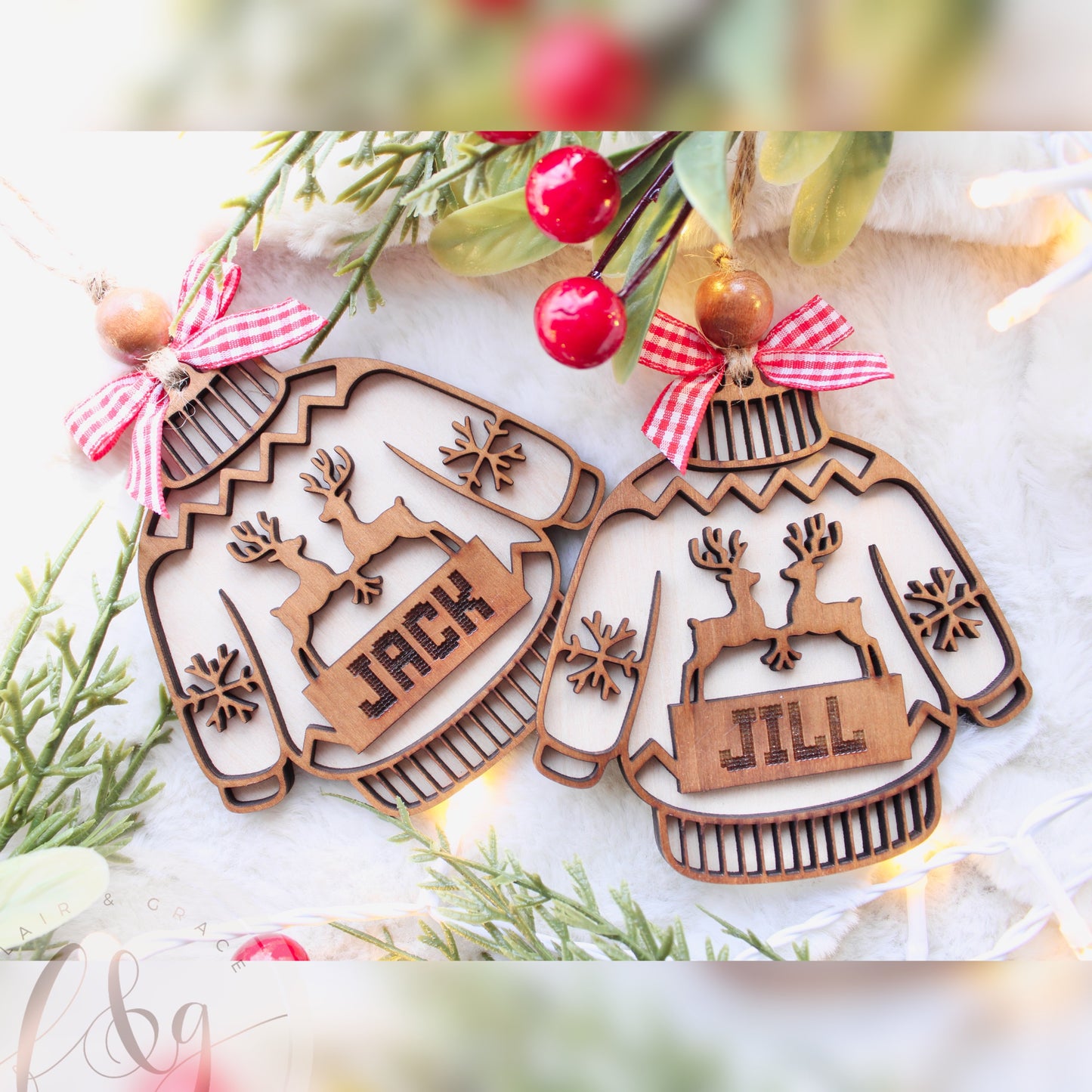 Personalised Ugly Sweater Ornament