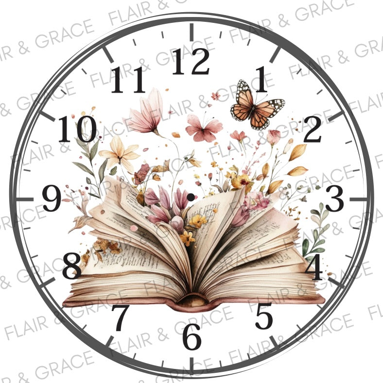 Bookish Clock