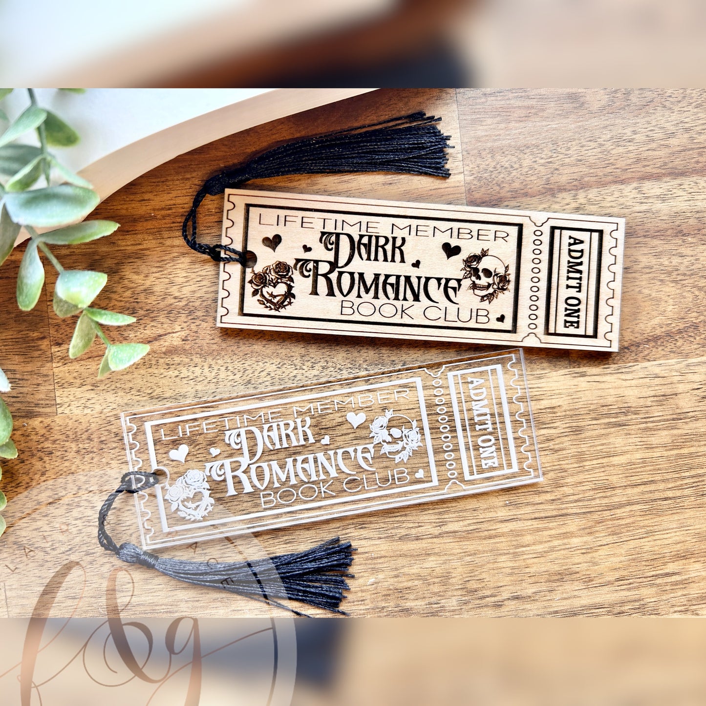 Ticket Stub Book Club Bookmark