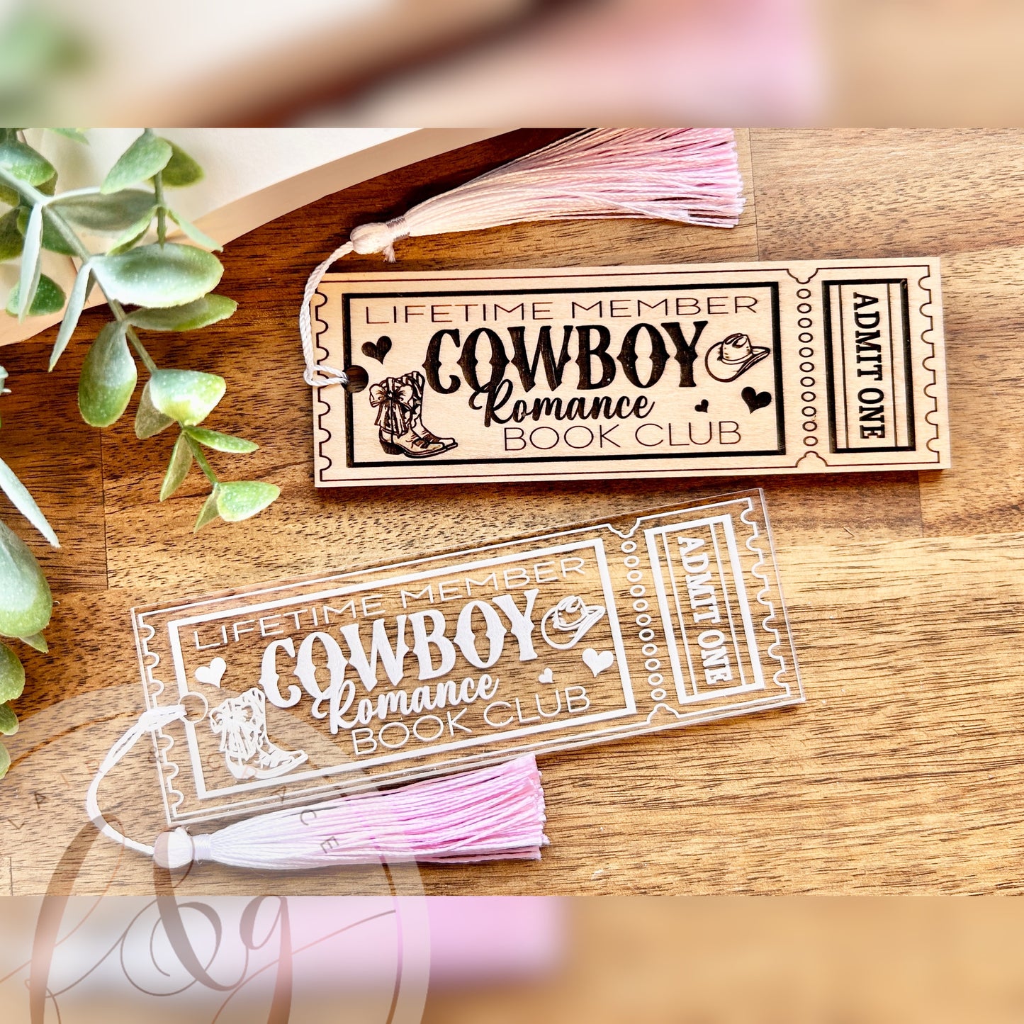 Ticket Stub Book Club Bookmark