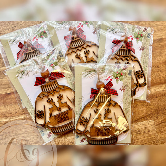 IN STOCK Ugly Sweater Ornament