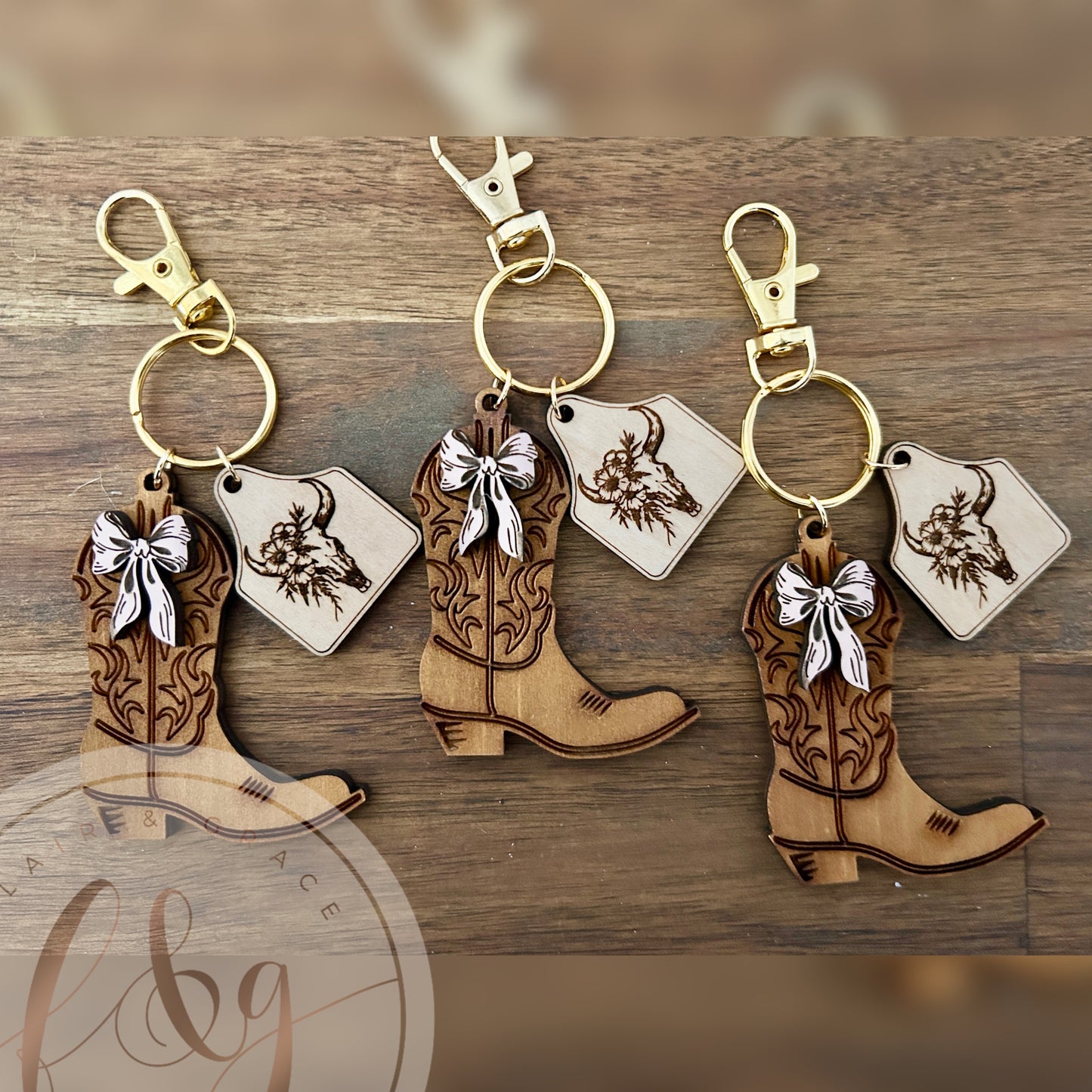IN STOCK Cowboy / Cowgirl Boot Key Chain