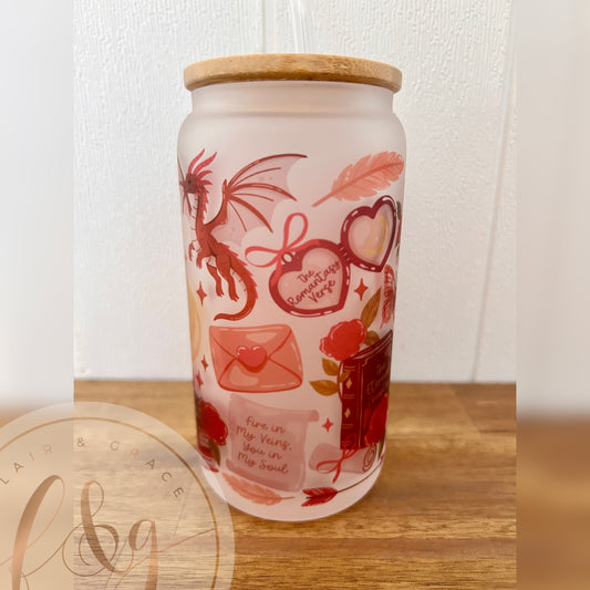 IN STOCK Romantasy Glass Can Tumbler