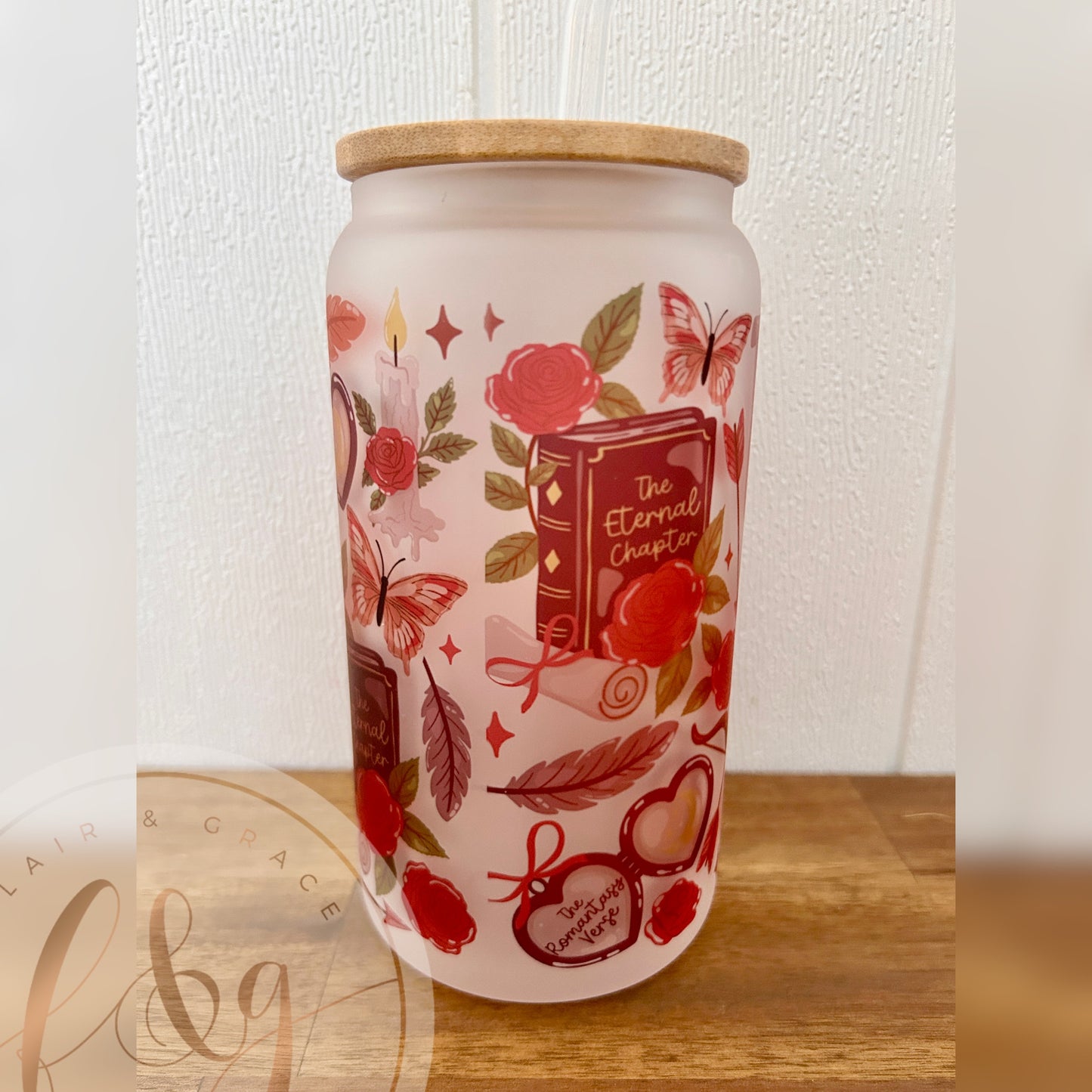 IN STOCK Romantasy Glass Can Tumbler
