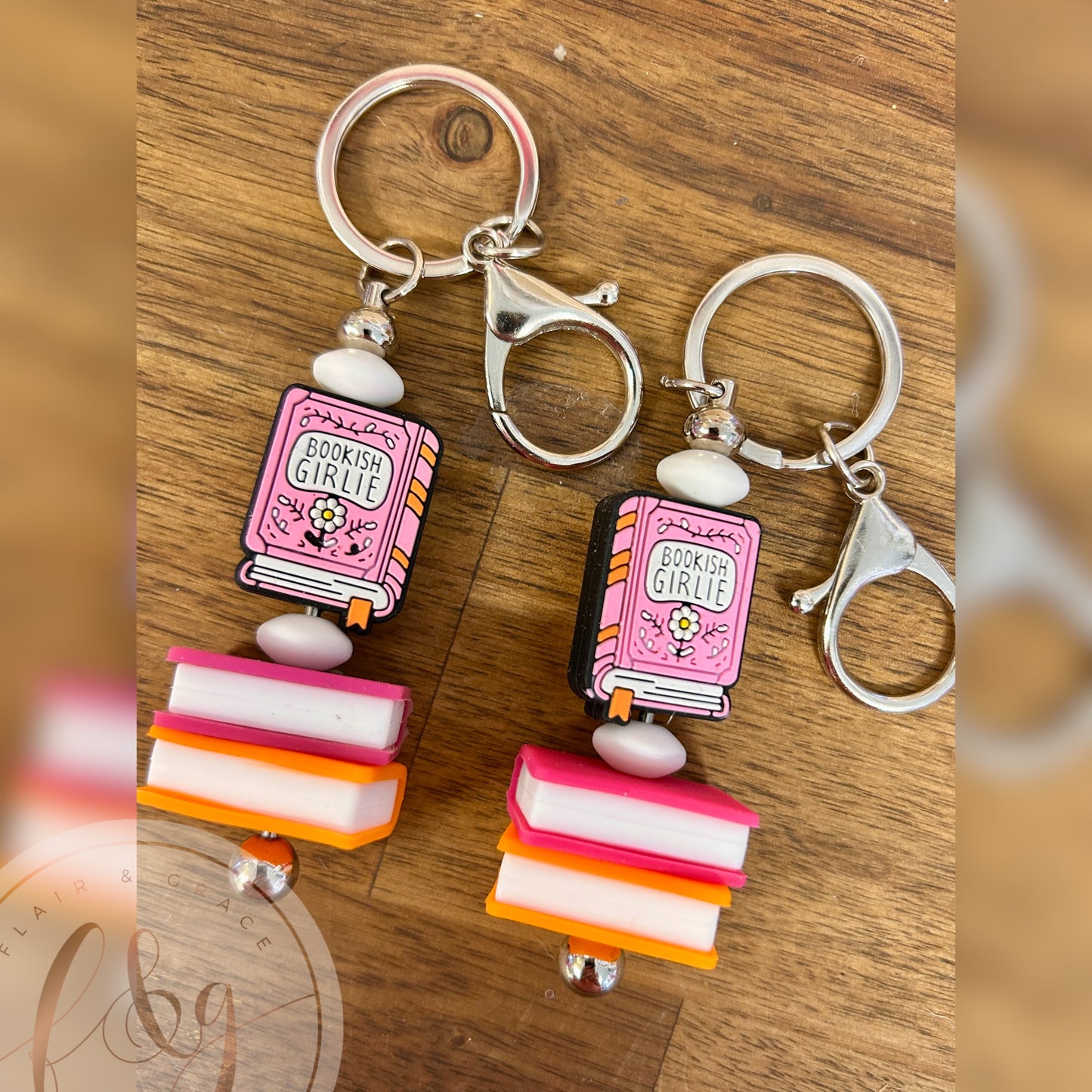 IN STOCK Assorted Keychains (bookish/teacher)