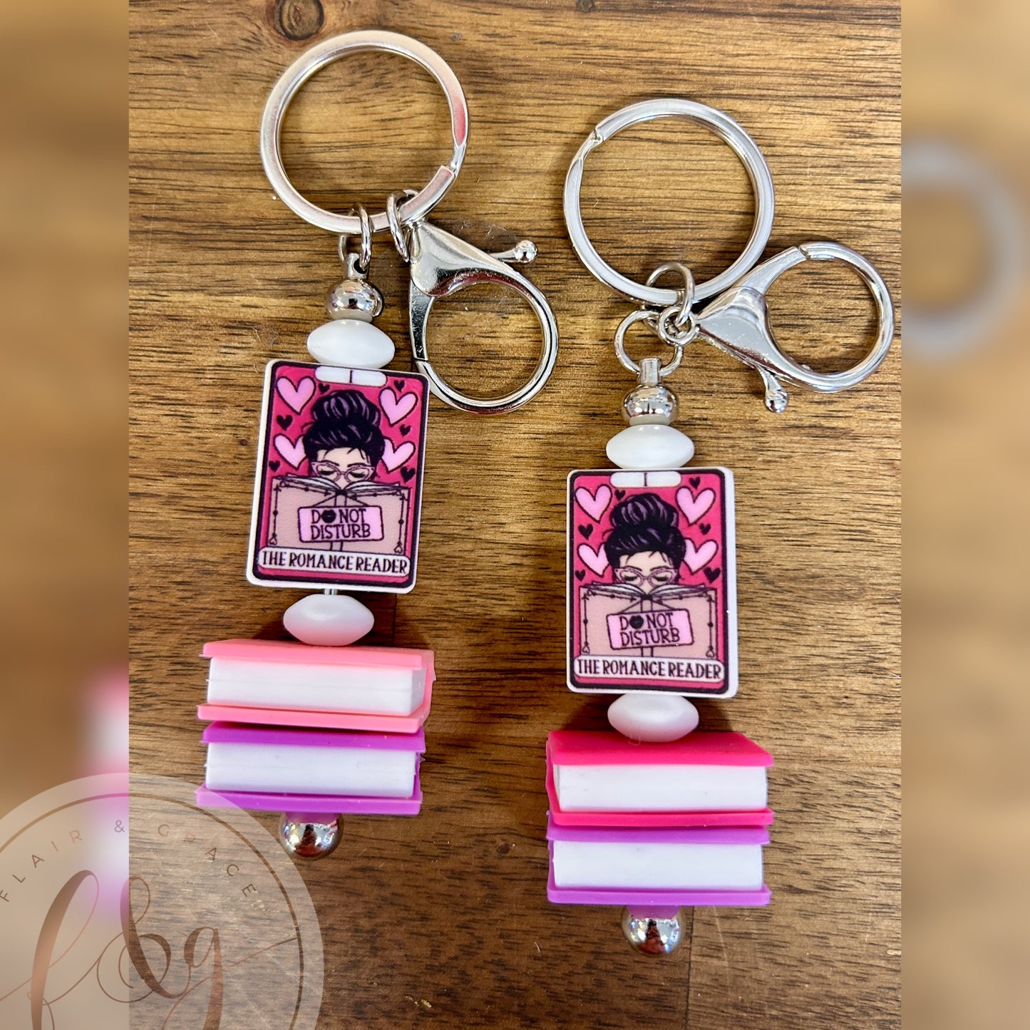 IN STOCK Assorted Keychains (bookish/teacher)