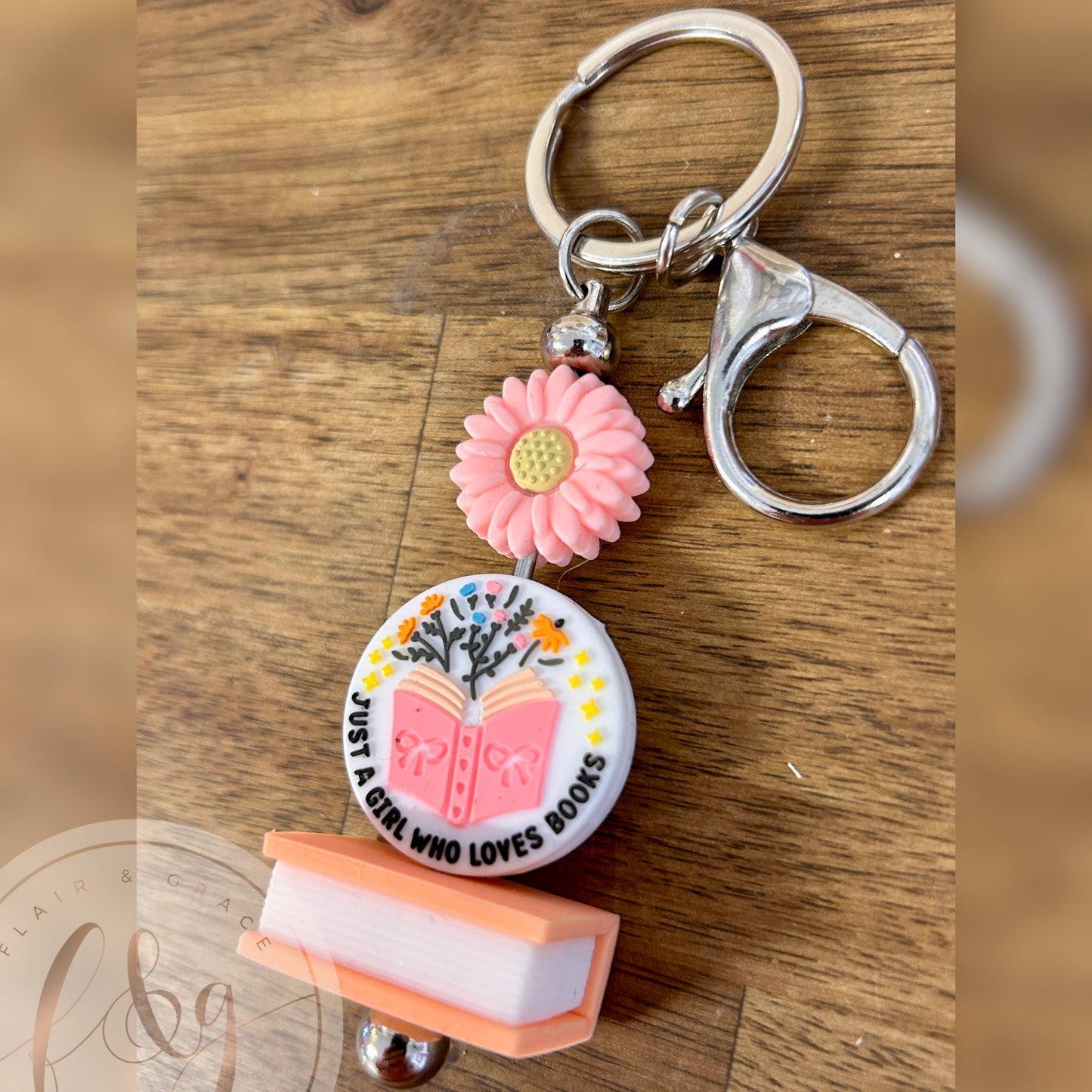 IN STOCK Assorted Keychains (bookish/teacher)