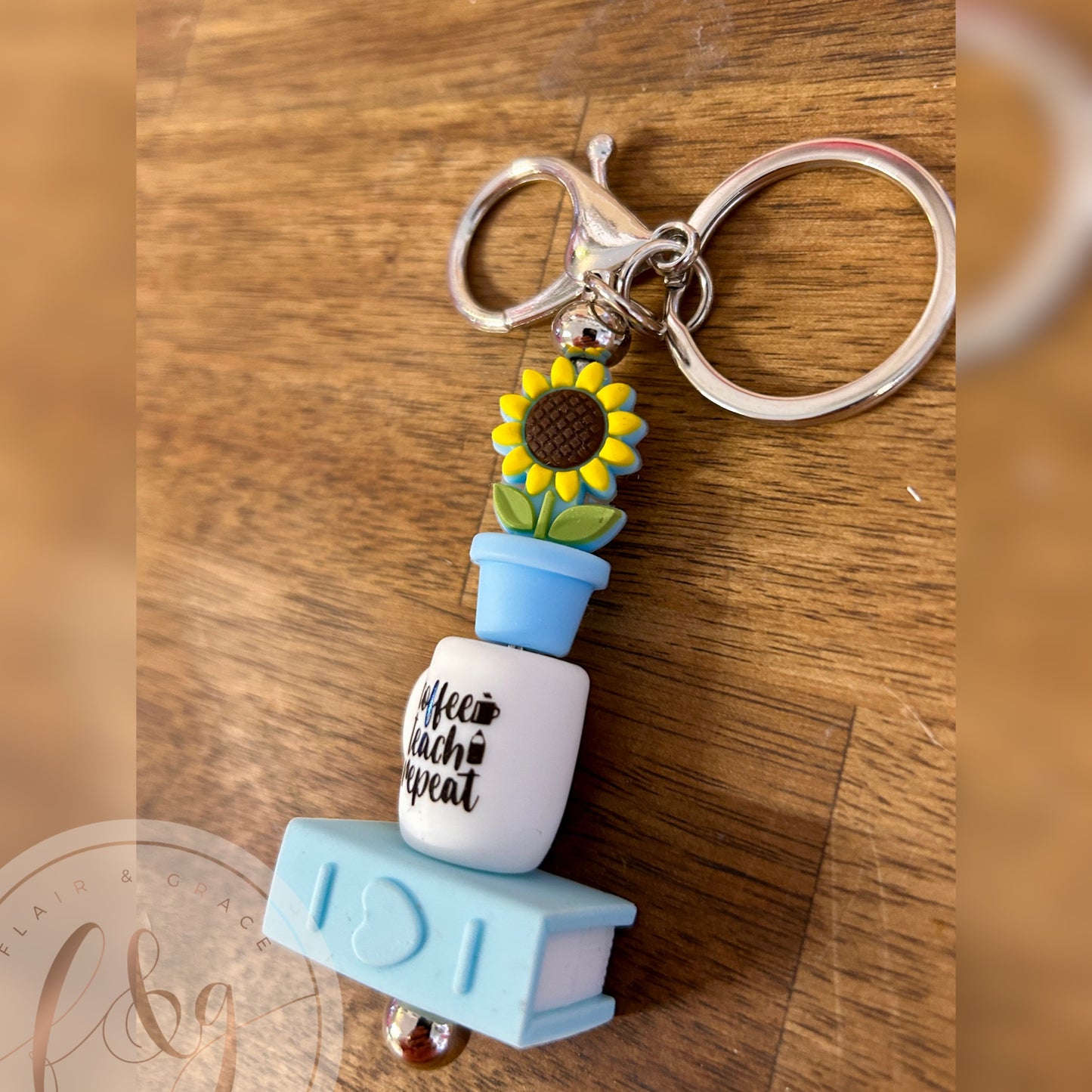 IN STOCK Assorted Keychains (bookish/teacher)