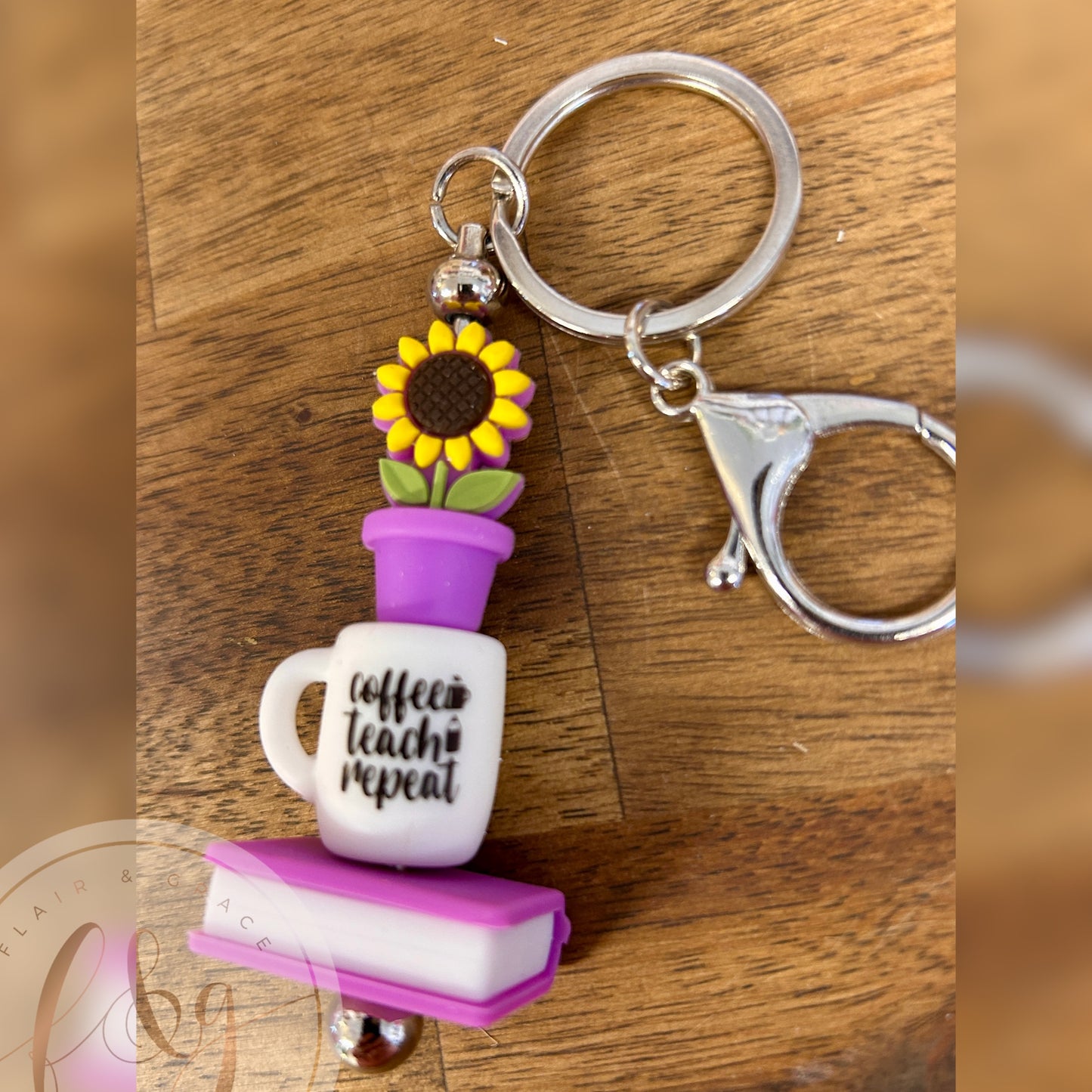 IN STOCK Assorted Keychains (bookish/teacher)