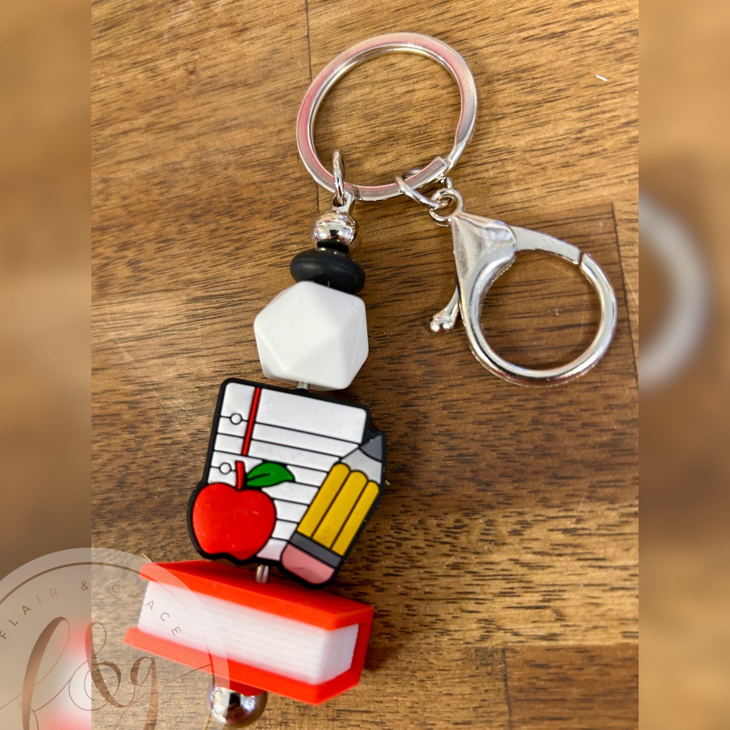 IN STOCK Assorted Keychains (bookish/teacher)